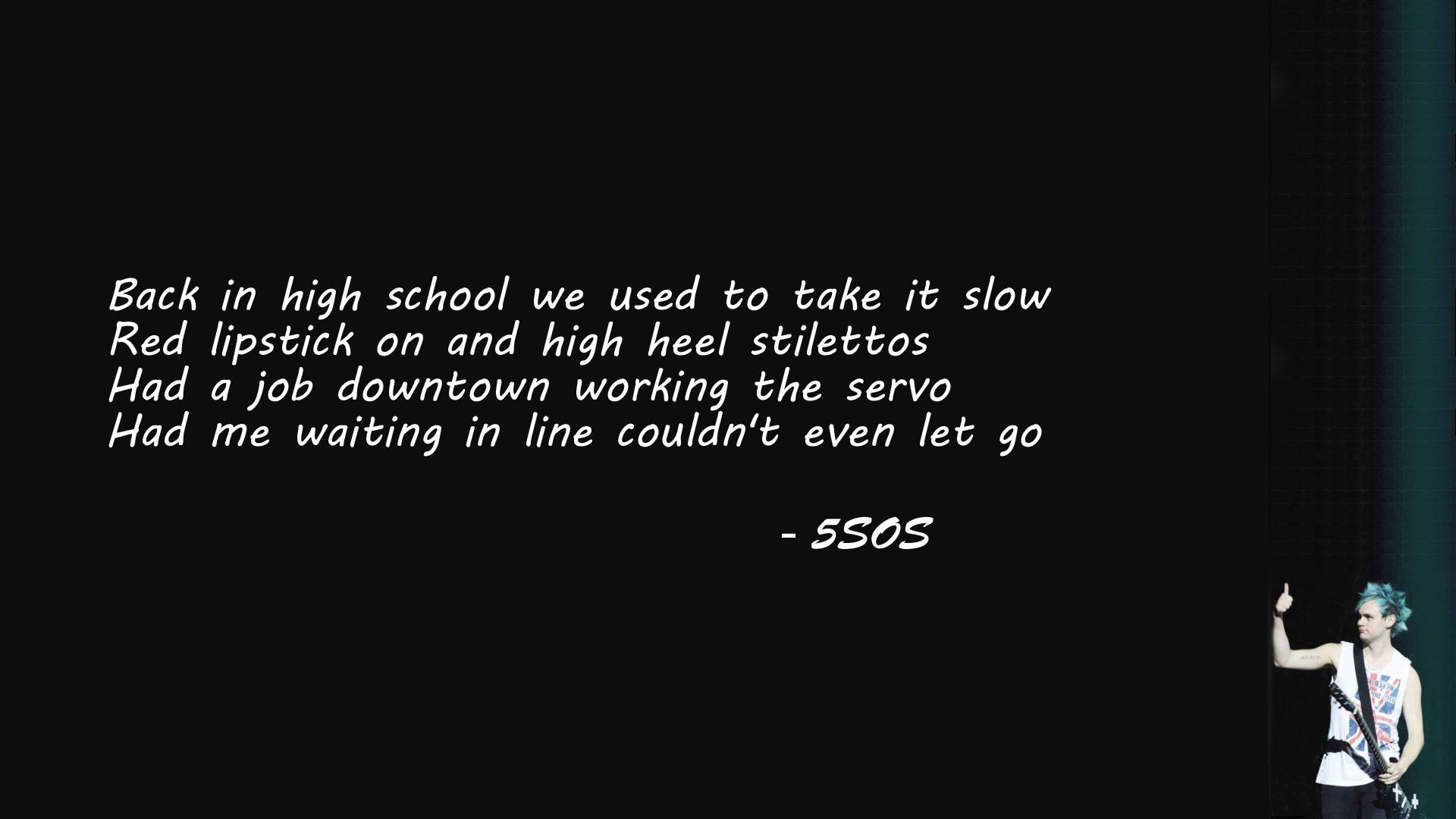 1920x1080 Quotes 5Sos 5 Seconds Of Summer Wallpaper HD Quote