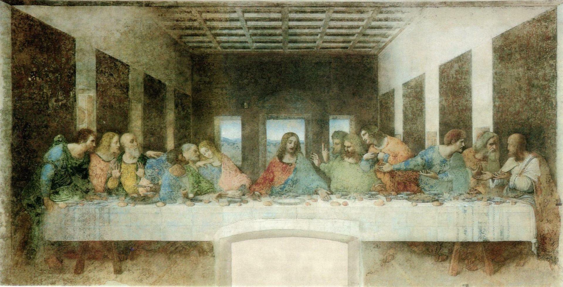 1920x981 Leonardo Da Vinci, The Last Supper, Painting, Jesus Christ, Classic Art Wallpaper HD / Desktop and Mobile Background