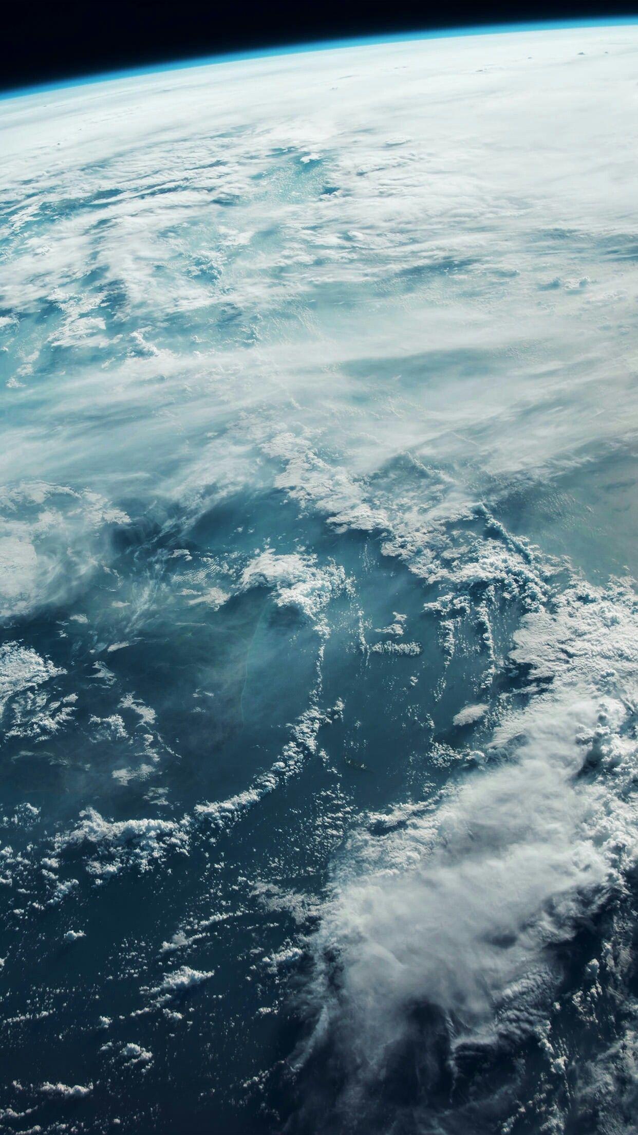 1242x2208 wallpaper. Blue sea, Clouds, Beautiful wallpaper