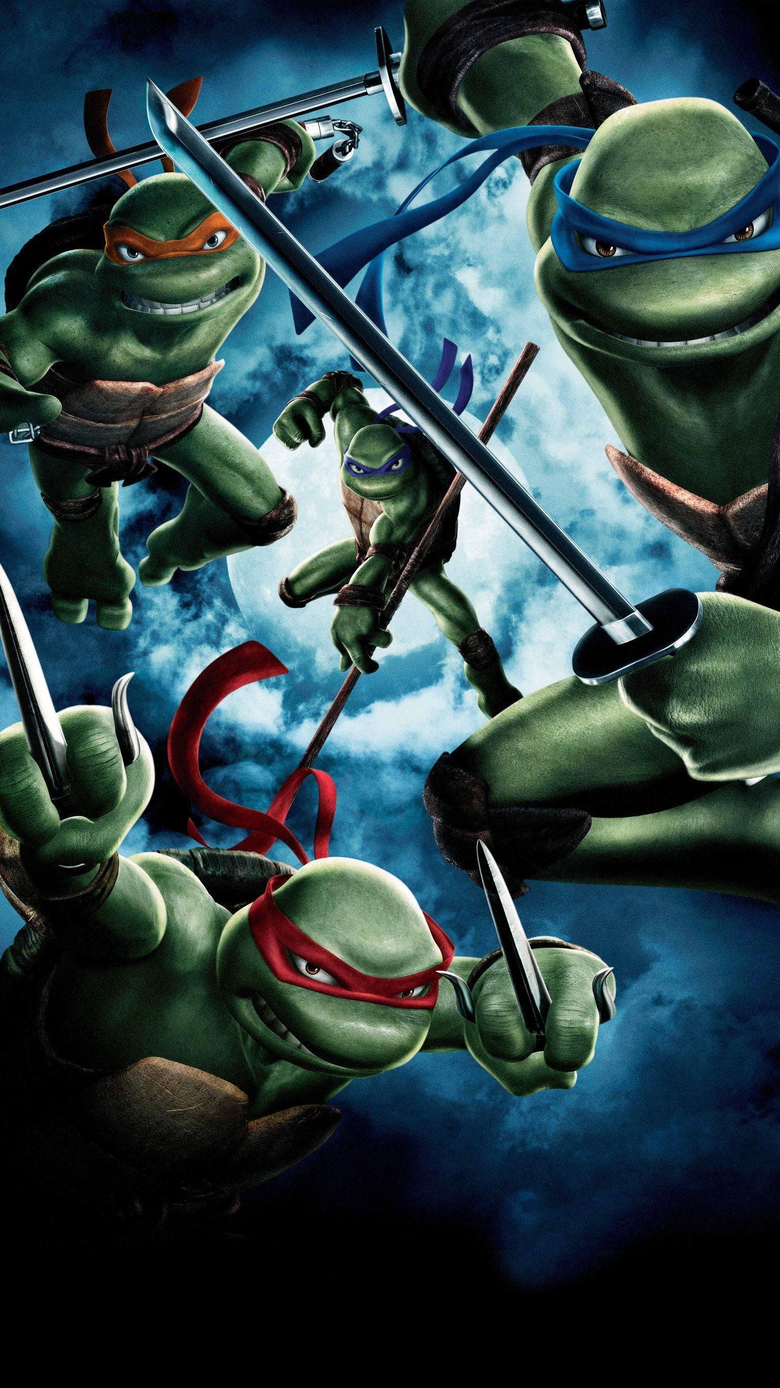 1536x2733 TMNT (2007) Phone Wallpaper. Moviemania. Tmnt wallpaper, Tmnt, Wallpaper