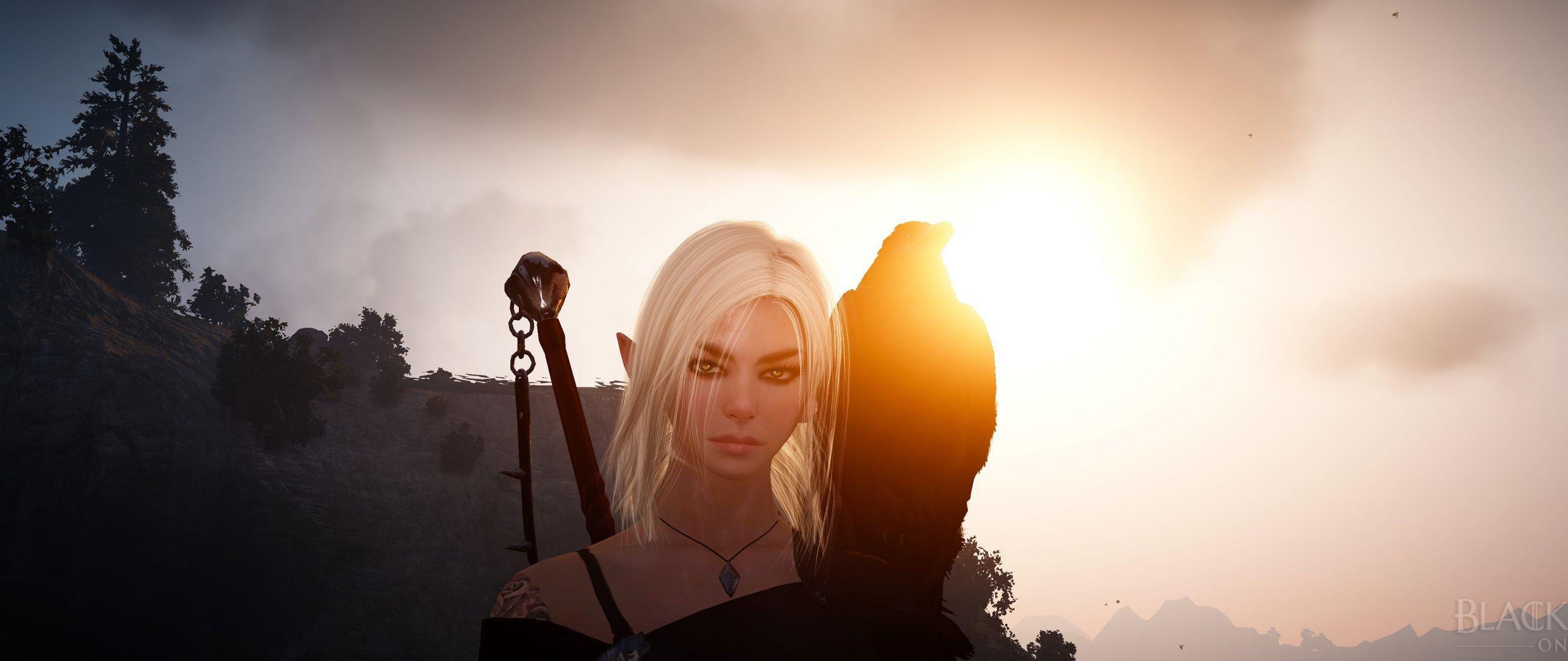 2560x1080 Download 2560x1080 wallpaper elf, girl, black desert online, game, dual wide, widescreen, 2560x1080 HD image, background, 2732