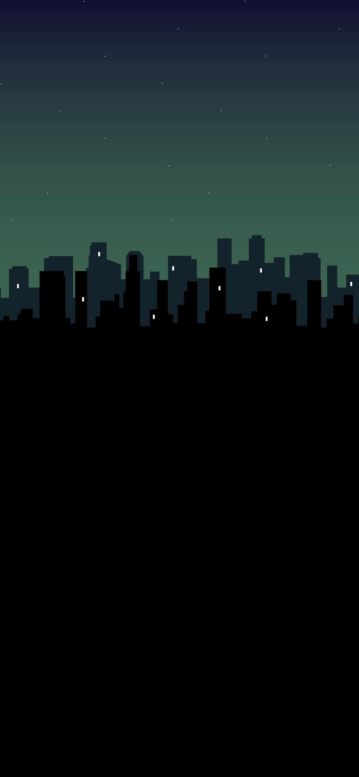 1205x2609 Amoled minimal city night 3