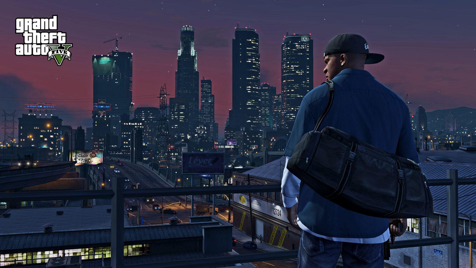 1920x1080 Free Grand Theft Auto V Wallpaper in 1920x1080
