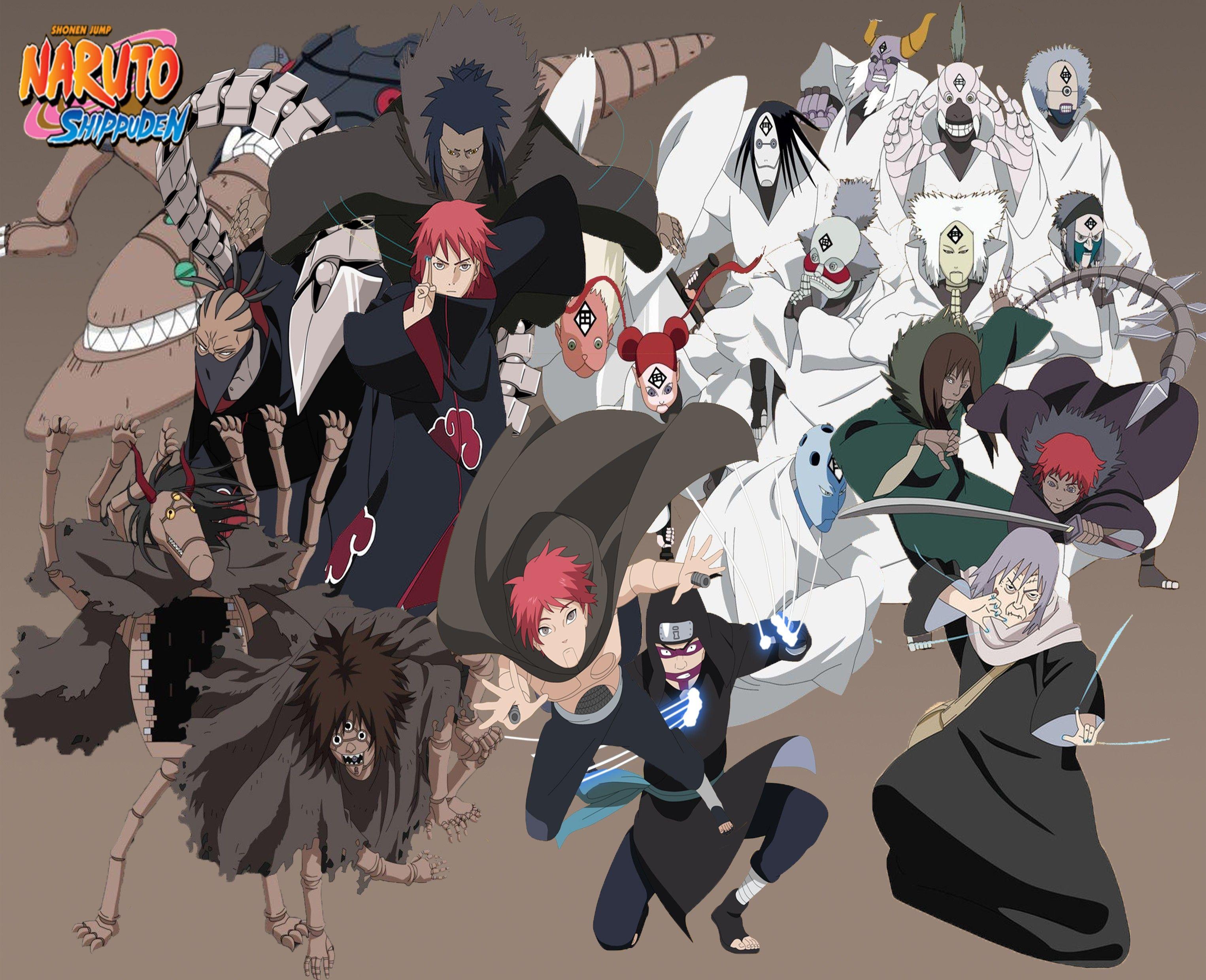 3051x2480 Sasori (Naruto) HD Wallpaper