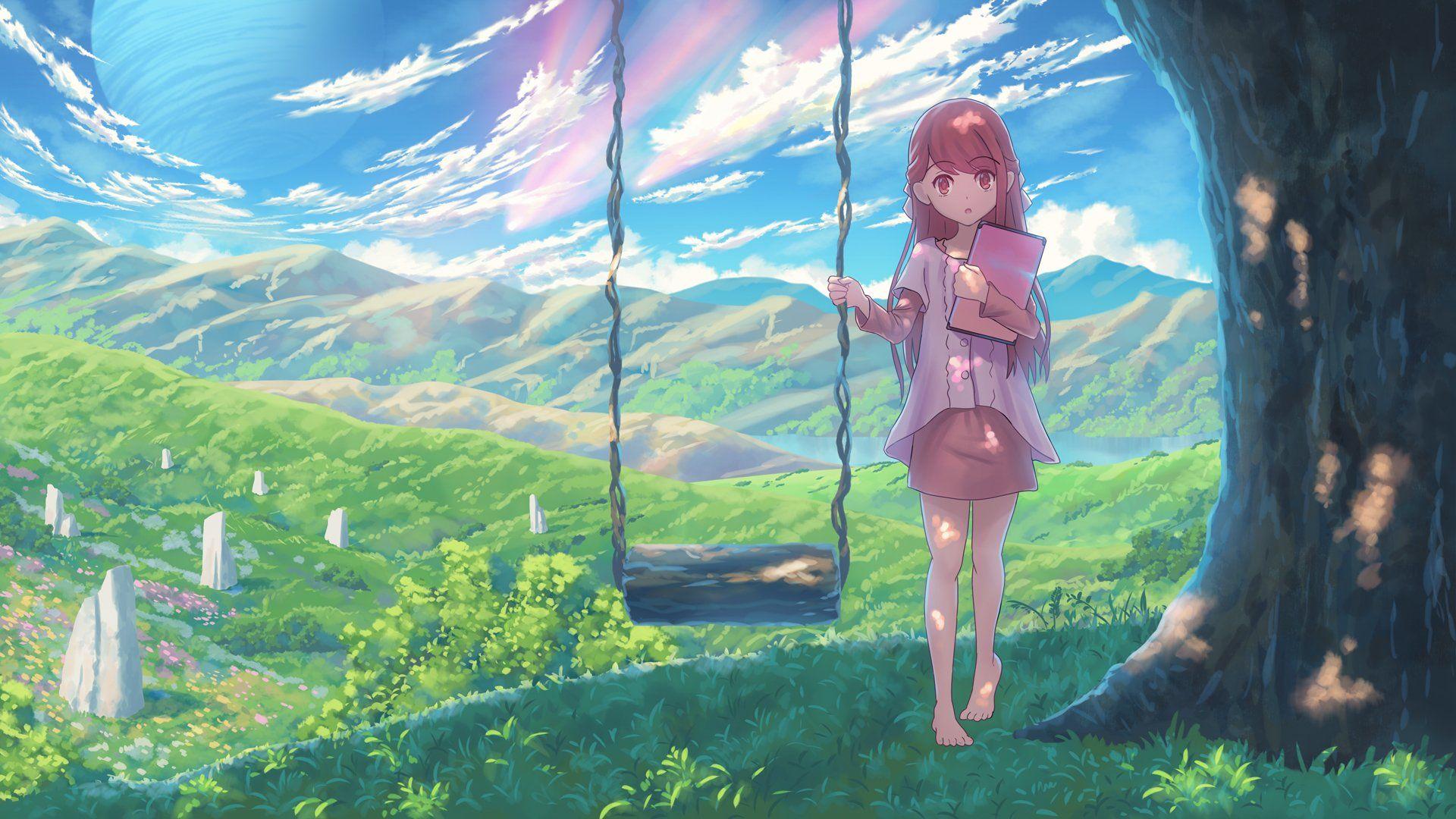 Anime Girl Wallpaper Landscape gambar ke 3