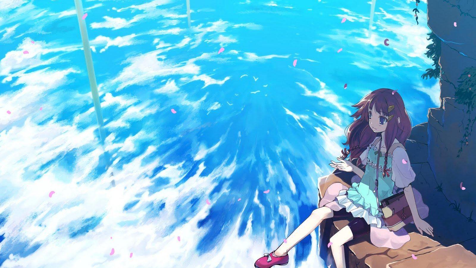 1600x900 Free download Beautiful Anime Scenery Wallpaper 10416 WallpaperTube [1600x1000] for your Desktop, Mobile & Tablet. Explore Beautiful HD Anime Wallpaper. HD Anime Girl Wallpaper, Beautiful Anime Girl Wallpaper, Girl Anime Wallpaper