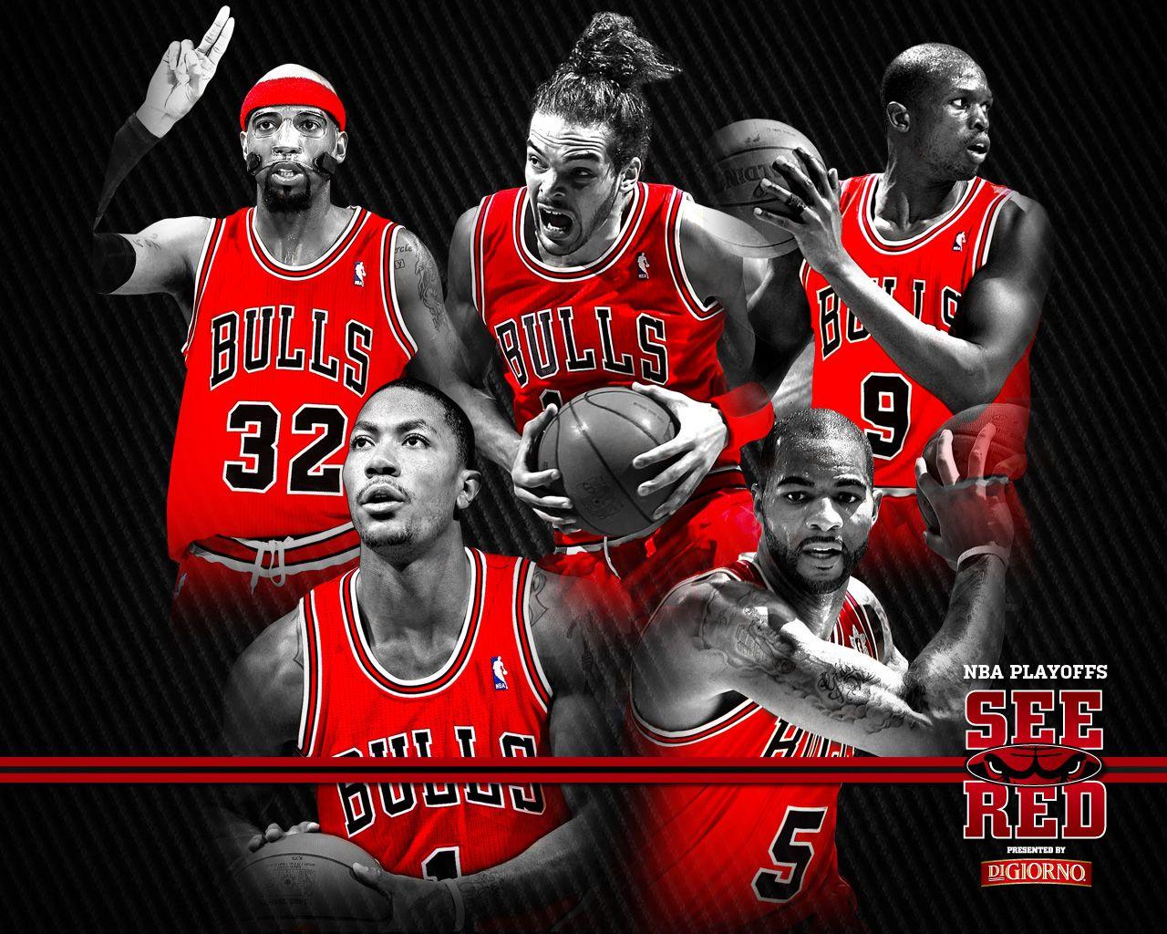 1280x1024 Playoffs: See Red Wallpaper