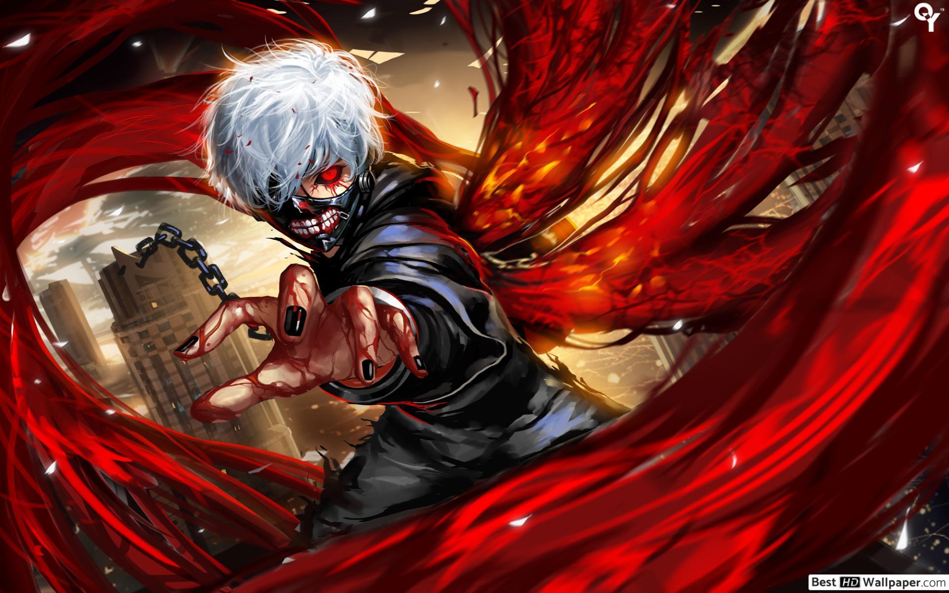 1920x1200 Tokyo Ghoul Ken, Rize Kagune HD wallpaper download