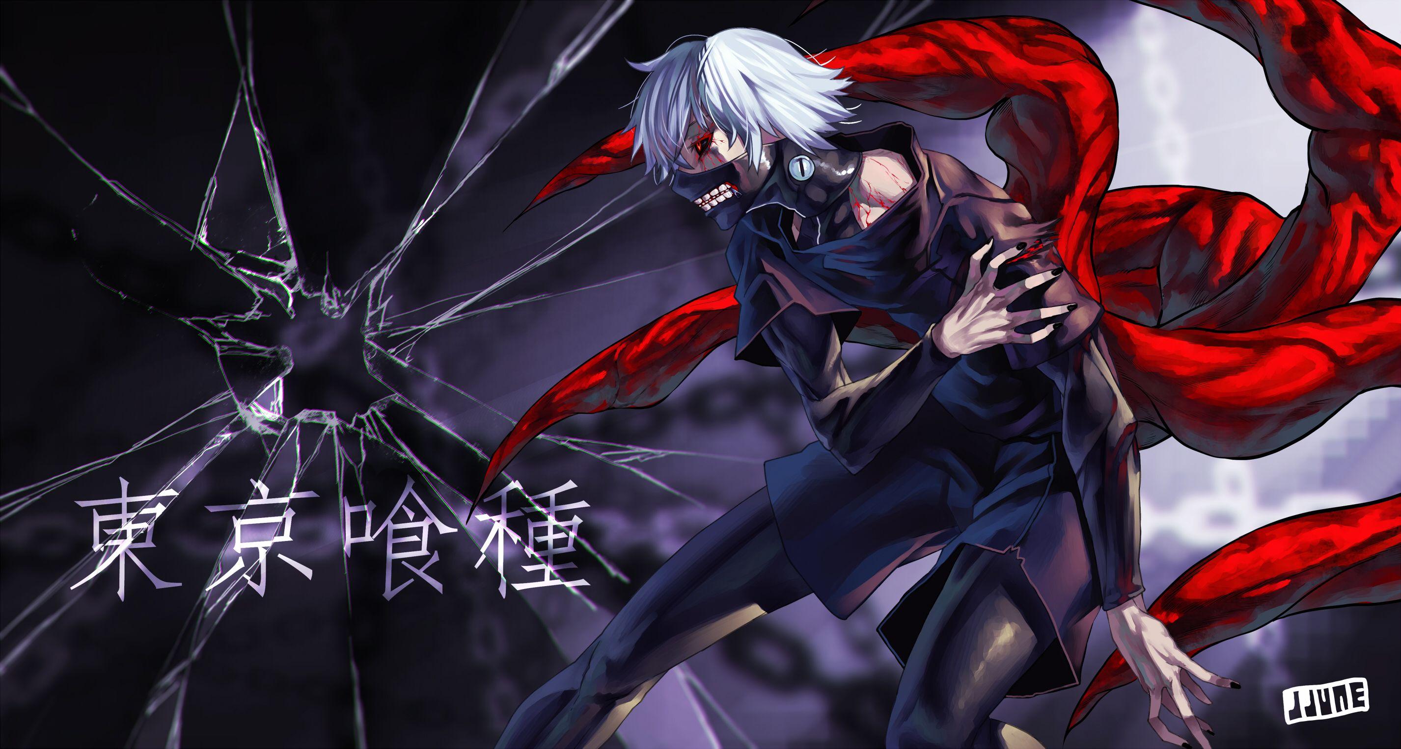 2853x1527 Kaneki Ken Ghoul Anime Image Board