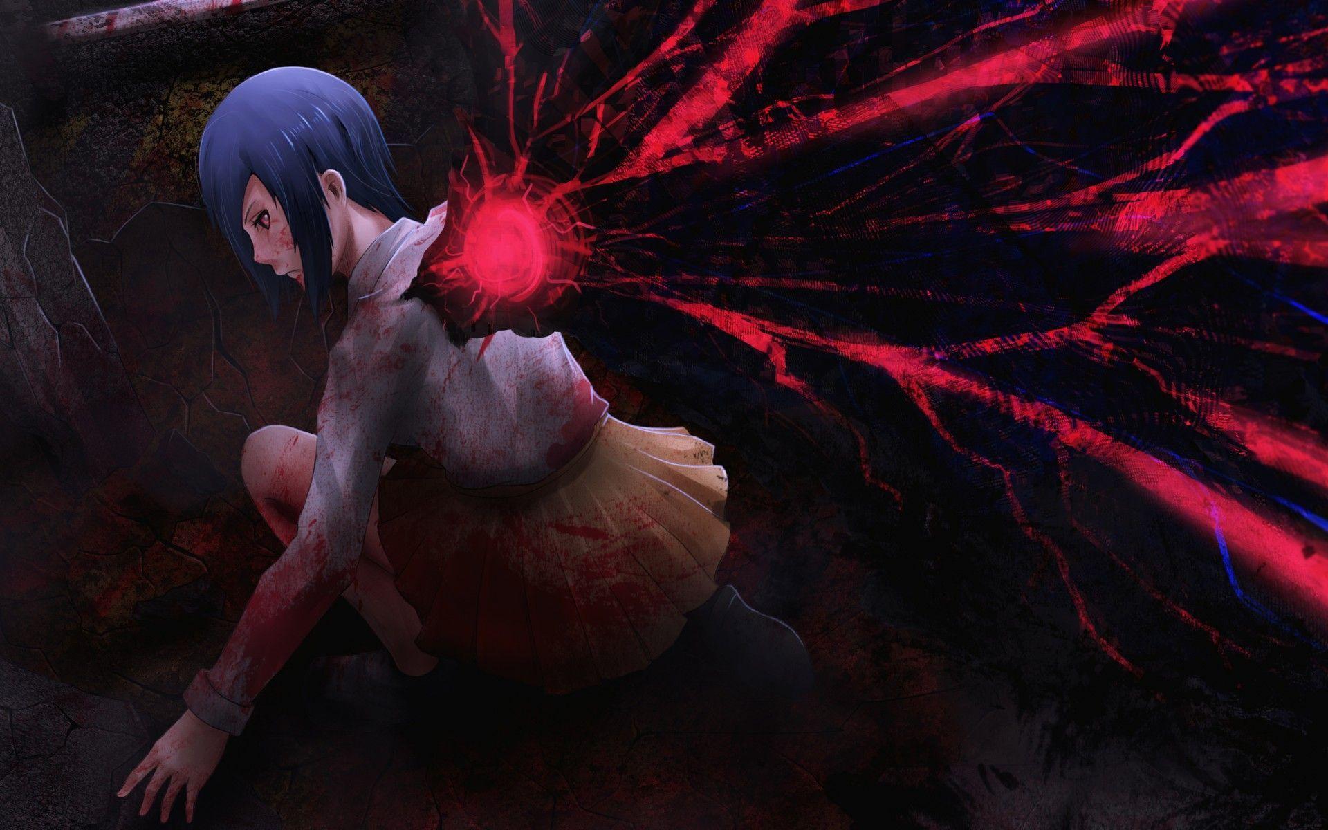 1920x1200 Touka Kirishima Kagune Tokyo Ghoul Widescreen Wallpaper. ดวงดาว