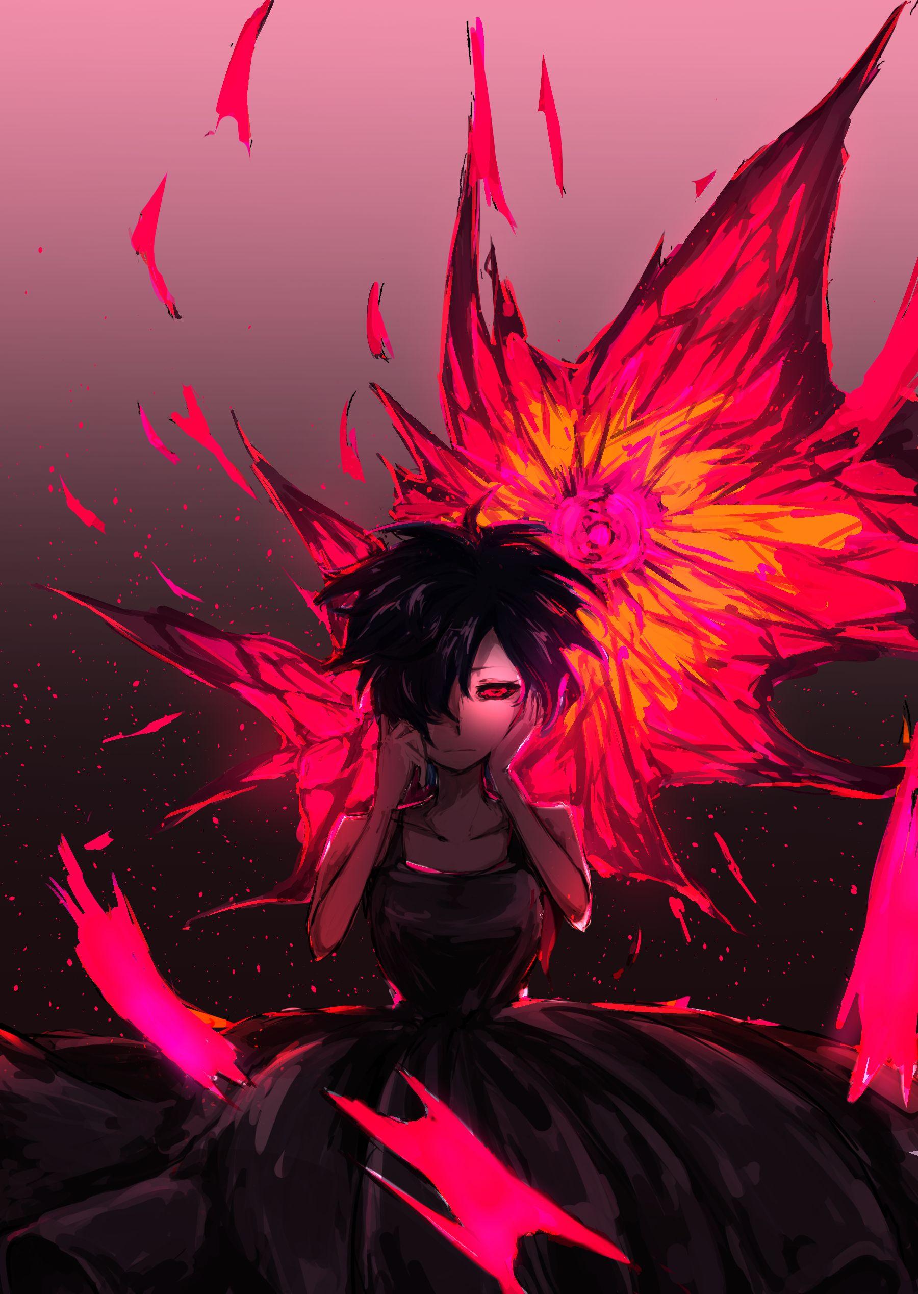 1800x2536 Kagune Touka Kirishima Fanart
