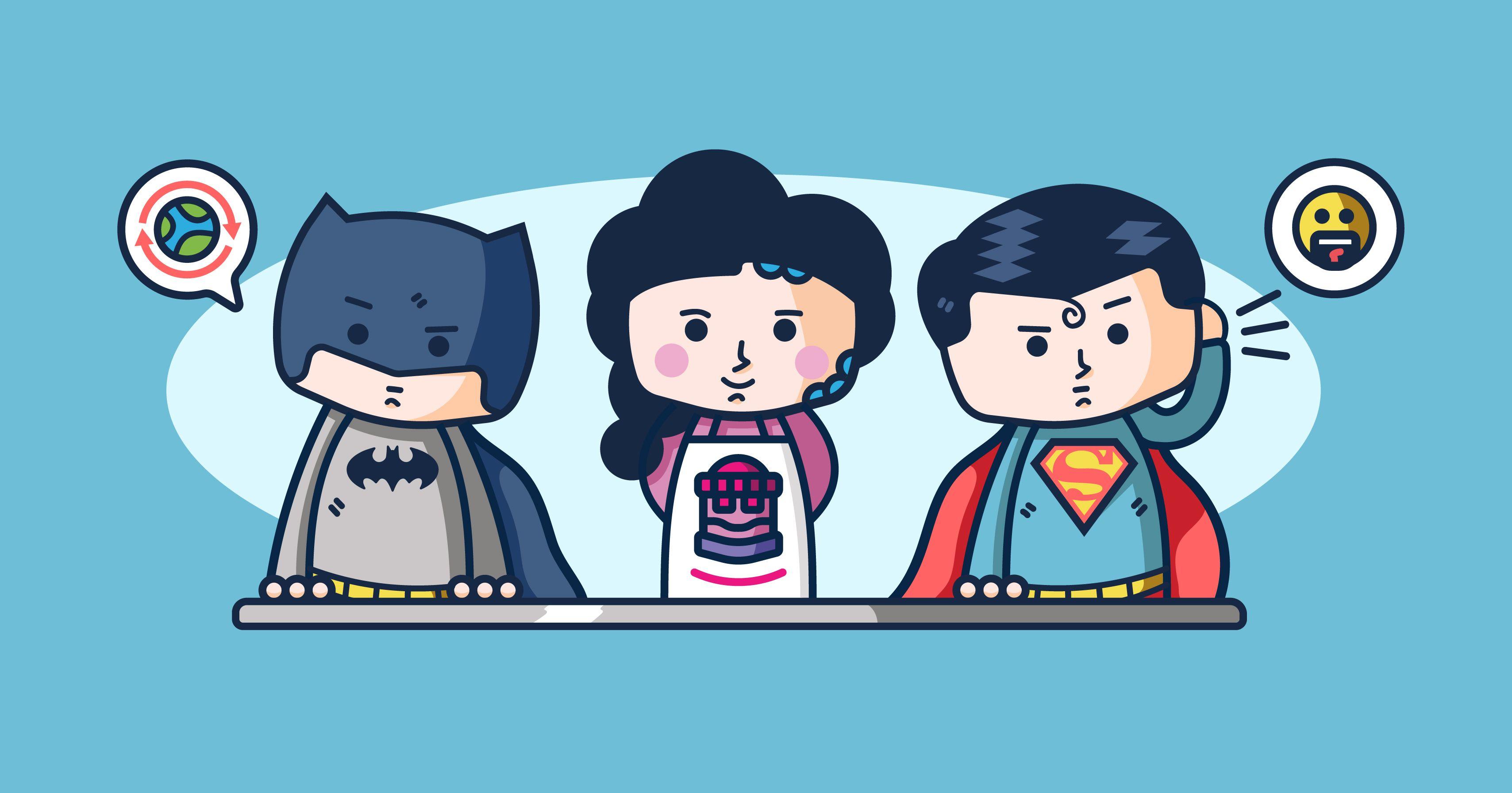 3417x1792 Superheroes WorkIng In Customer Service, HD Superheroes, 4k Wallpaper, Image, Background, Photo and Picture