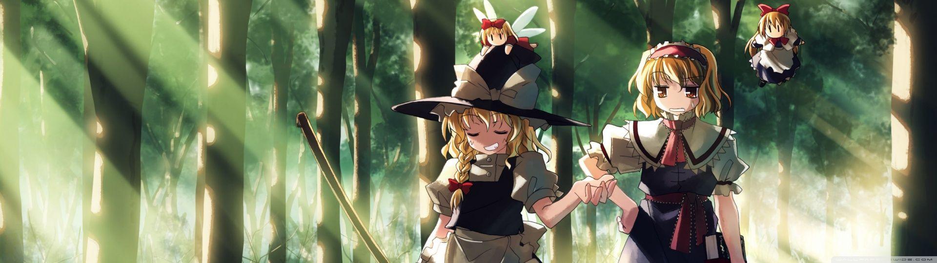 1920x540 Anime Wizard Girl ❤ 4K HD Desktop Wallpaper for 4K Ultra HD TV
