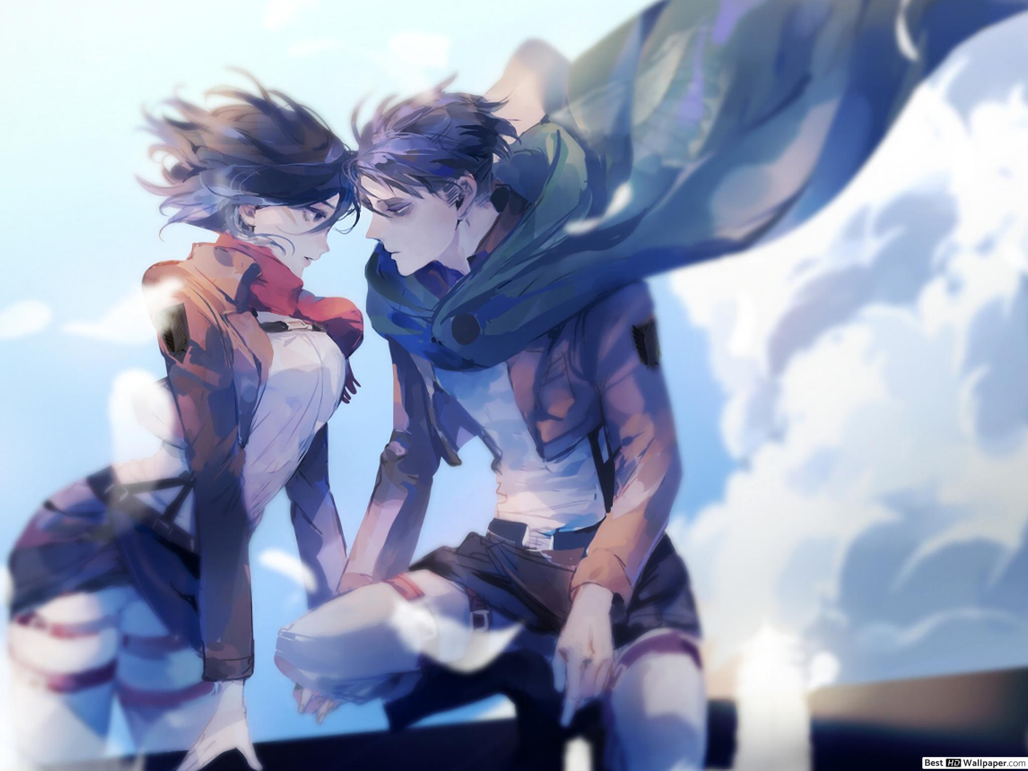 2048x1536 Anime on titan HD wallpaper download