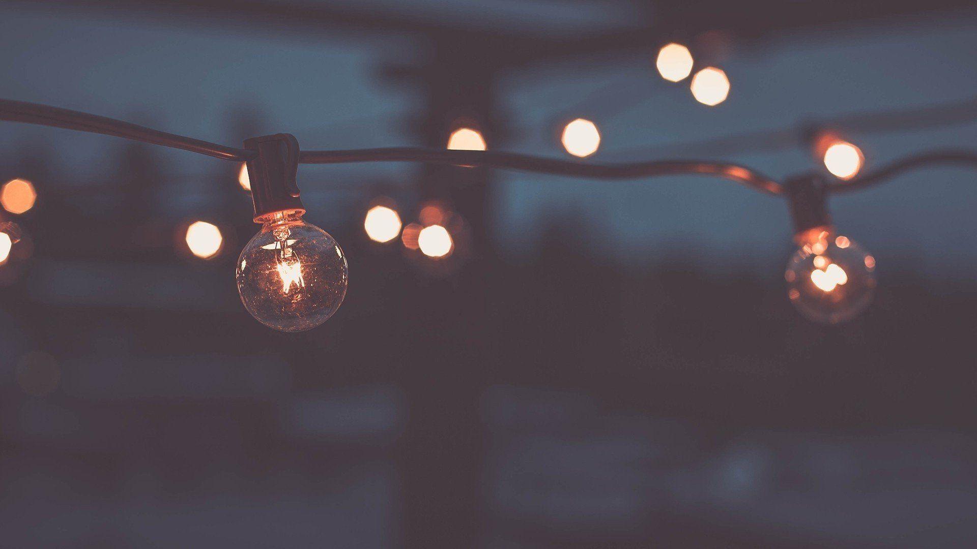 1920x1080 light bulb, Depth of field, Bokeh HD Wallpaper / Desktop and Mobile Image & Photo
