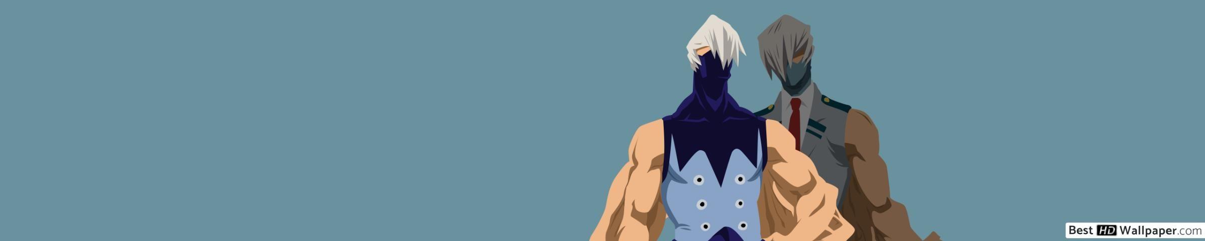 2400x480 My Hero Academia Shoji (Minimalist) HD wallpaper download