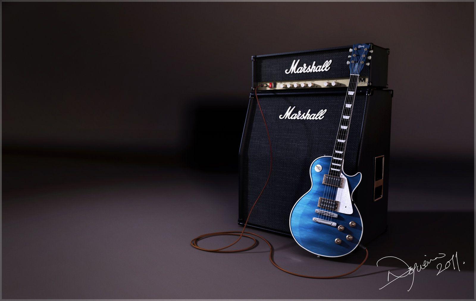 1600x1013 Gibson Guitar Desk HD Wallpaper In Music Wallpaper & Background Download