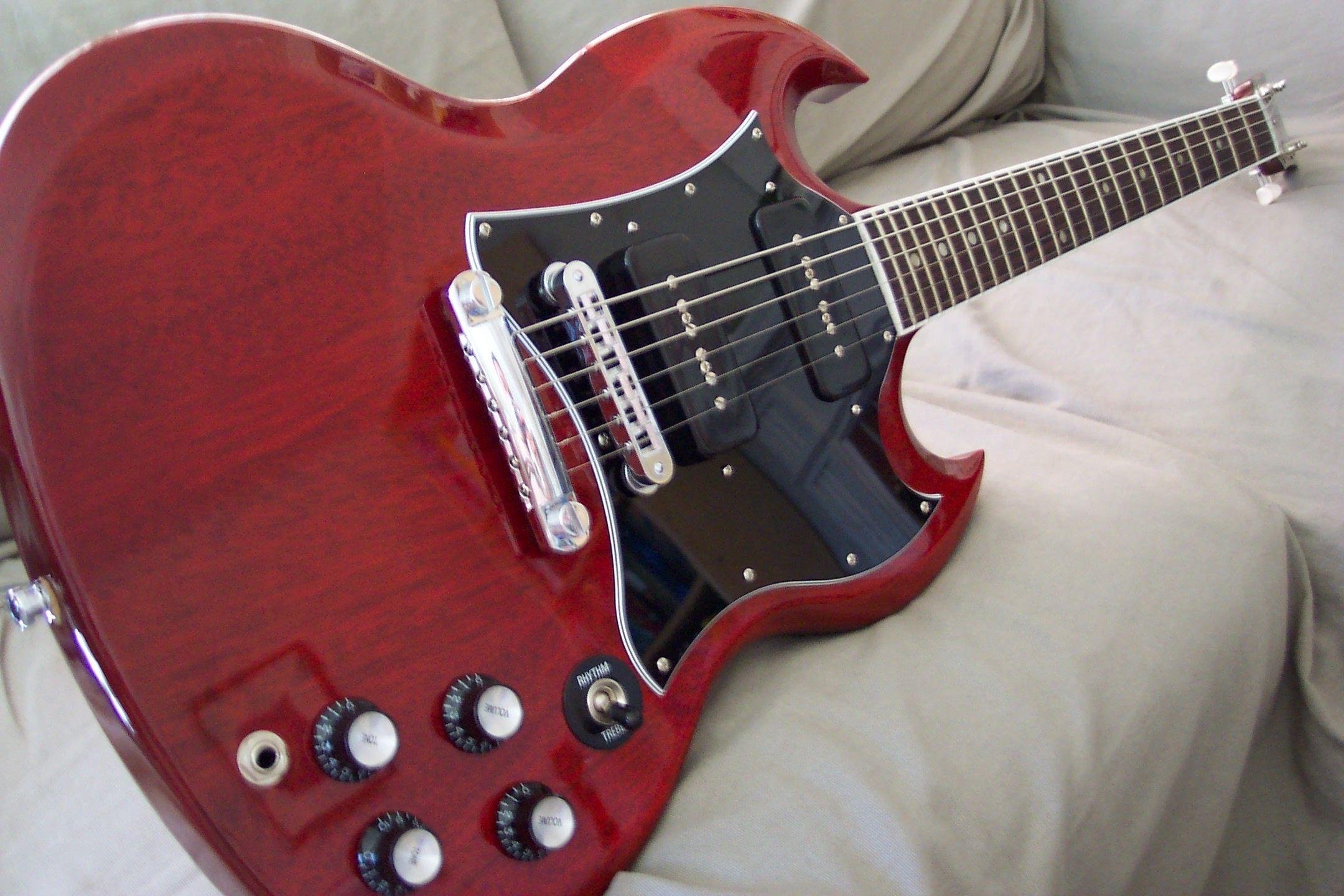 2160x1440 Gibson, guitars, gibson sg Wallpaper /