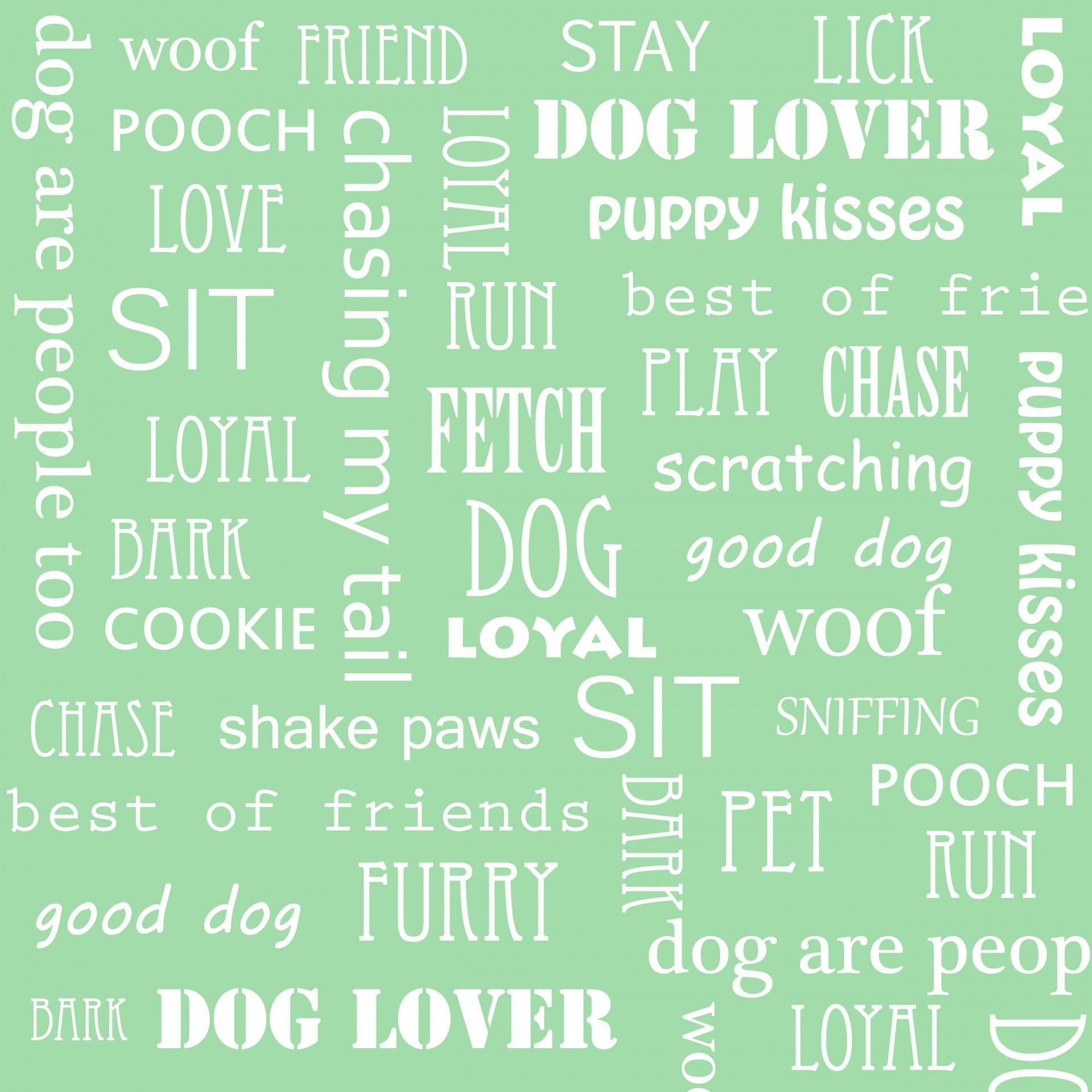 1920x1920 Dog Words Wallpaper Background Free Domain Picture