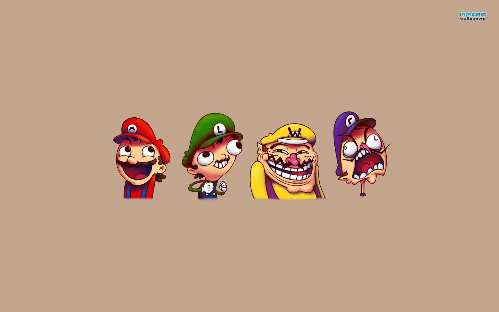 1680x1050 Mario Meme Wallpaper