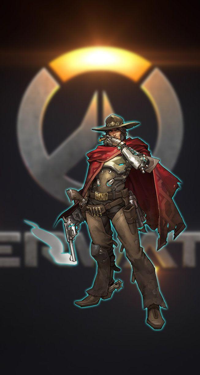 653x1222 McCree Overwatch Iphone 5 5s Wallpaper