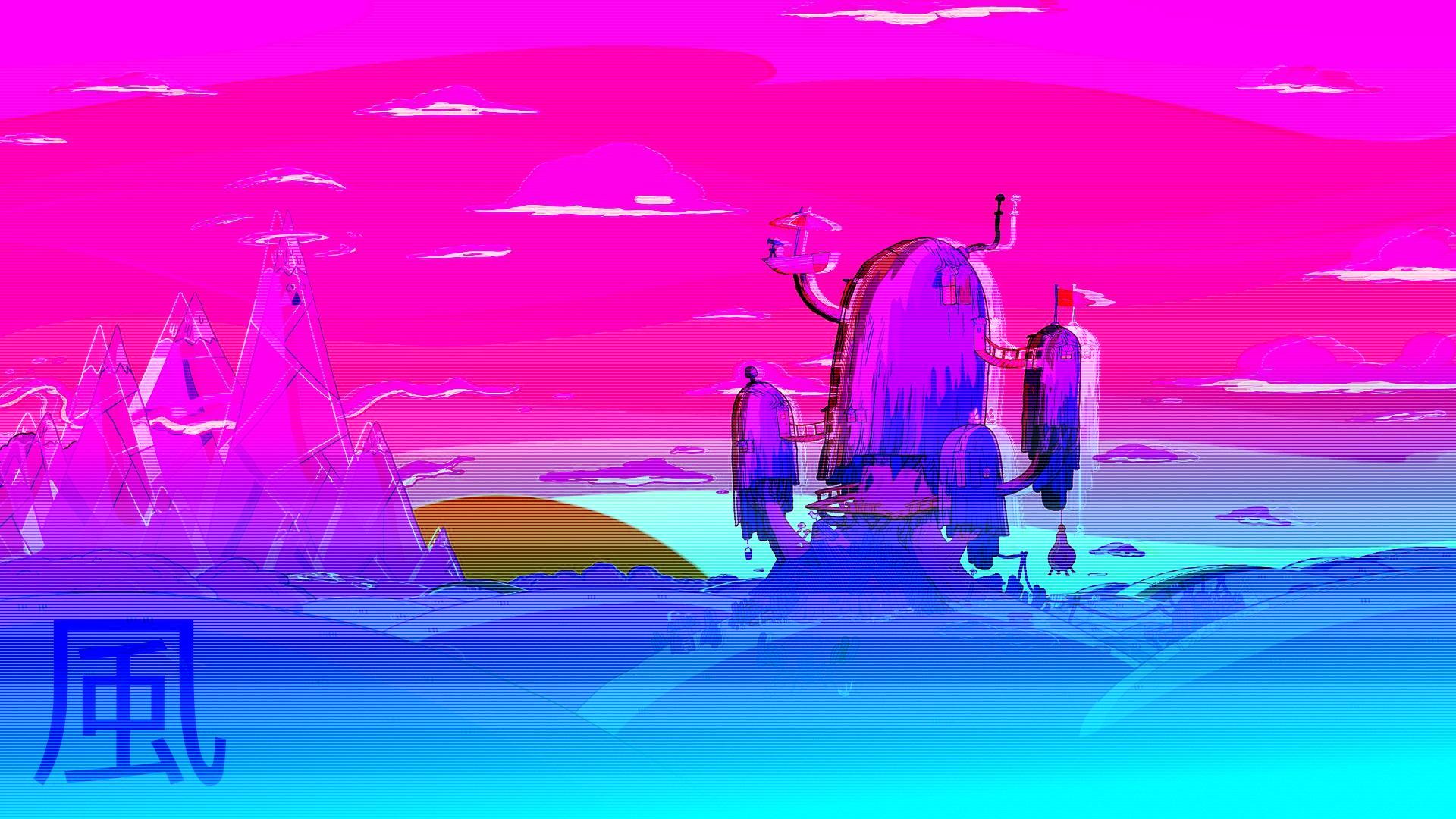 1920x1080 Adventure Time Island Remix