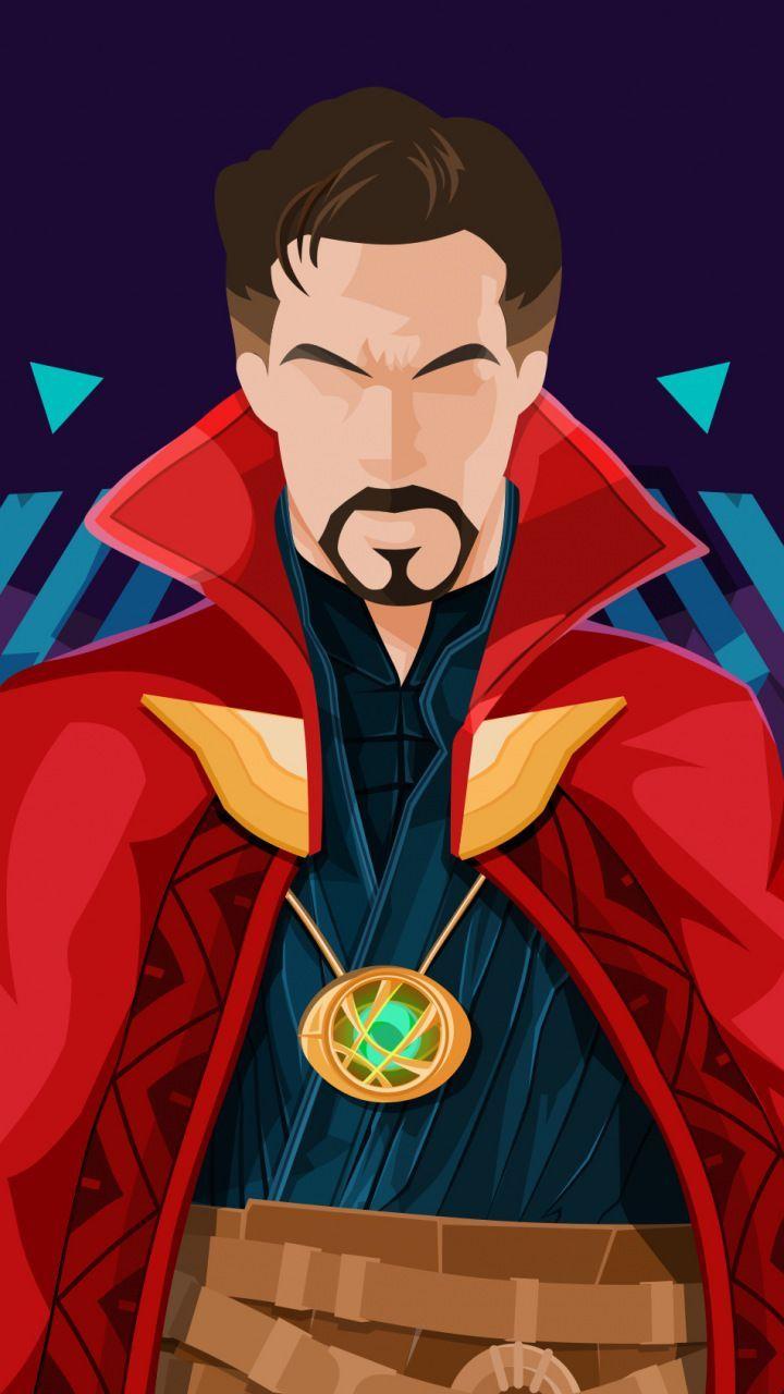 720x1280 Doctor strange, marvel, artwork, minimal, 720x1280 wallpaper. Doctor strange marvel, Marvel artwork, Marvel wallpaper