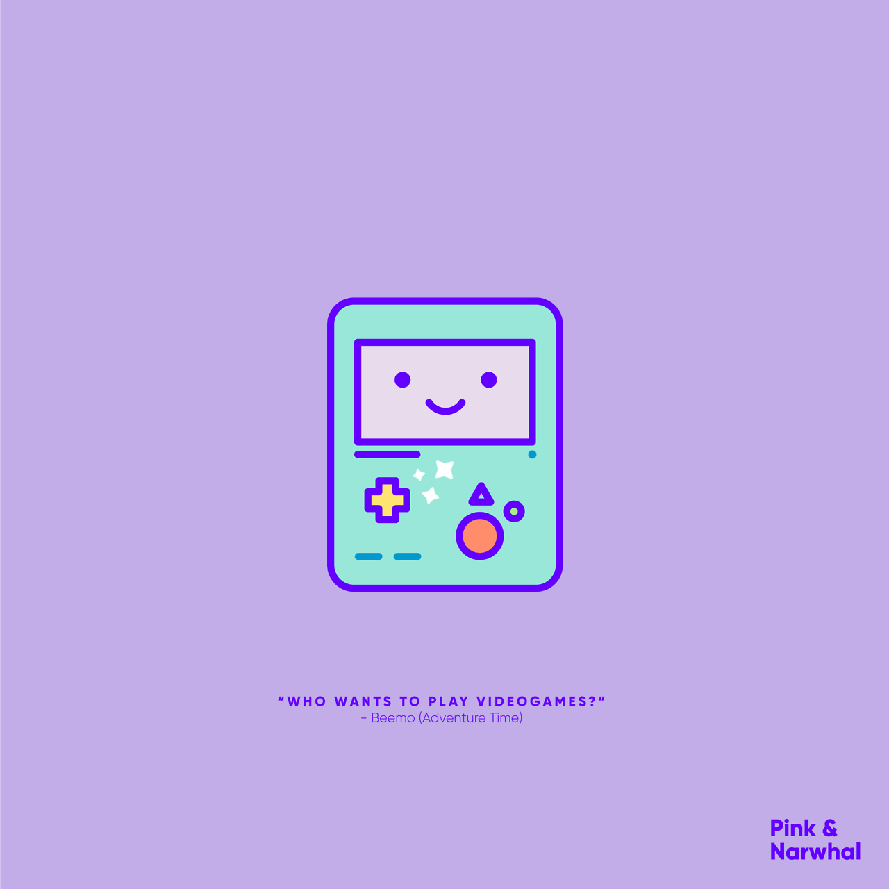 1280x1280 Pink & Narwhal