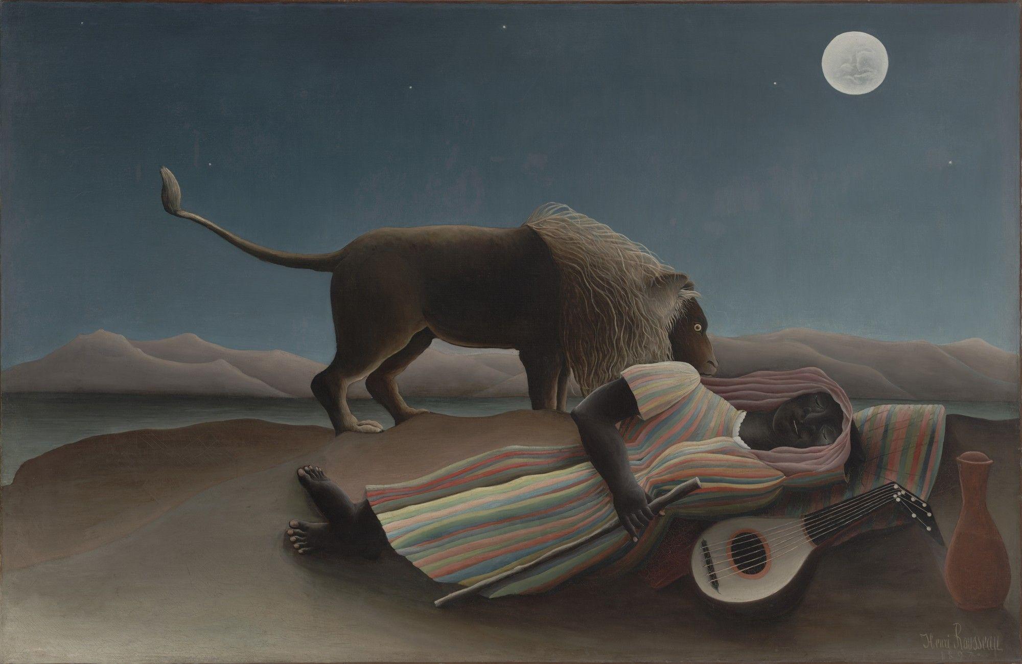 2000x1299 Henri Rousseau. The Sleeping Gypsy. 1897