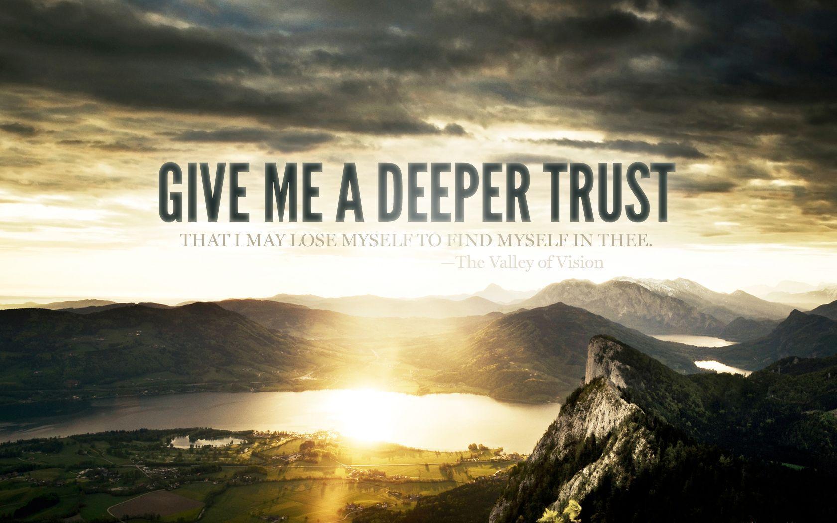 1680x1050 Trust Wallpaper