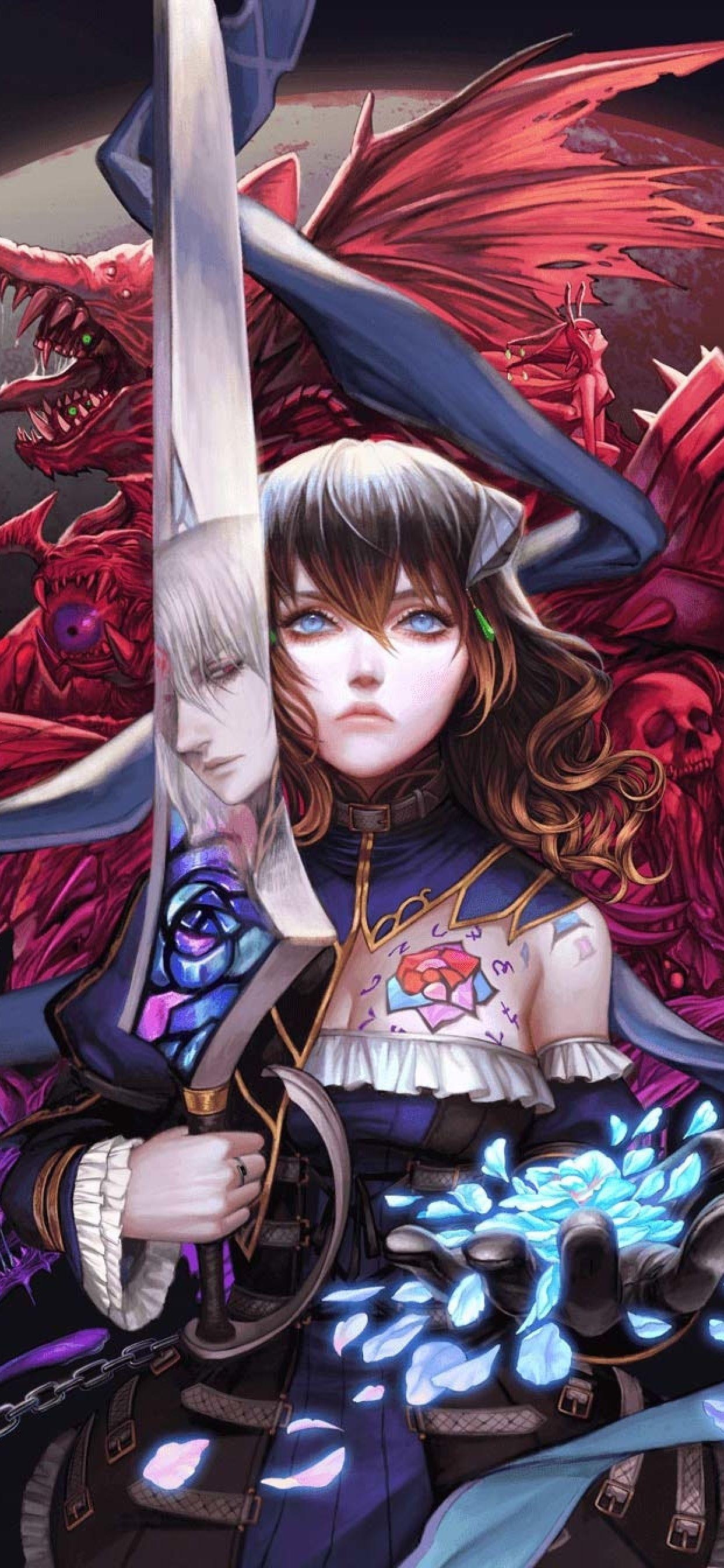 1242x2688 Bloodstained Ritual Mobile Wallpaper
