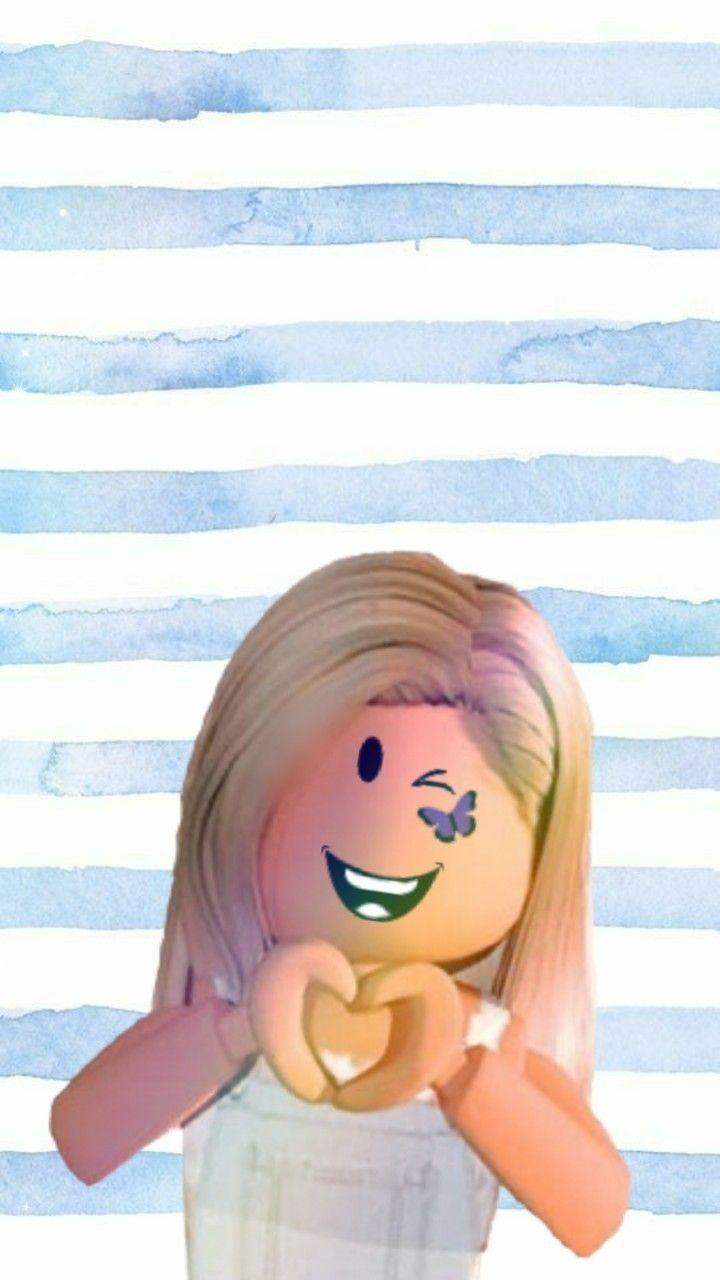 720x1280 Girl making heart with hands Roblox Wallpaper. Wallpaper bonitos, Coração com as mãos, Carinhas kawaii