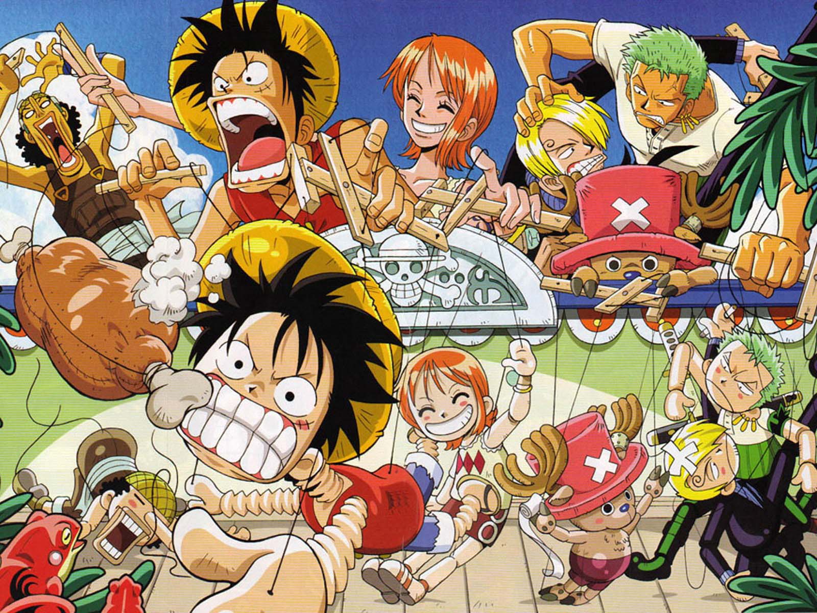 1600x1200 One Piece Crew Wallpaper