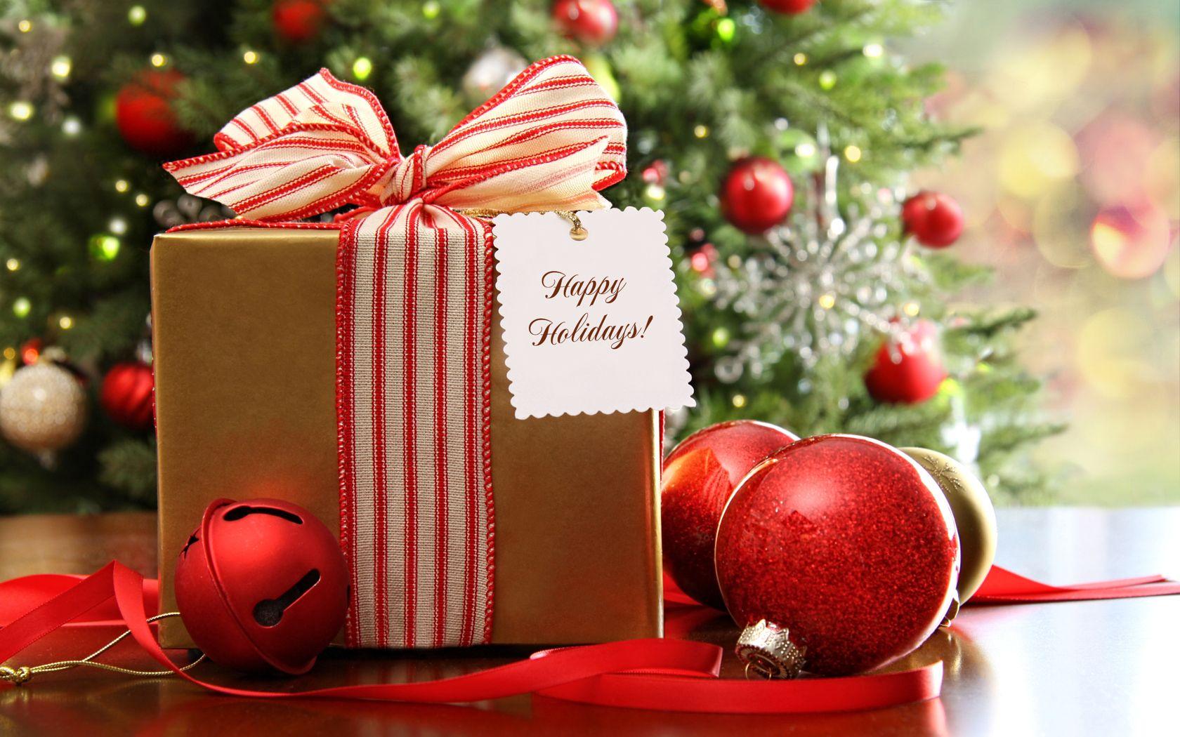 1680x1050 Christmas Gifts Wallpaper Happy Holidays