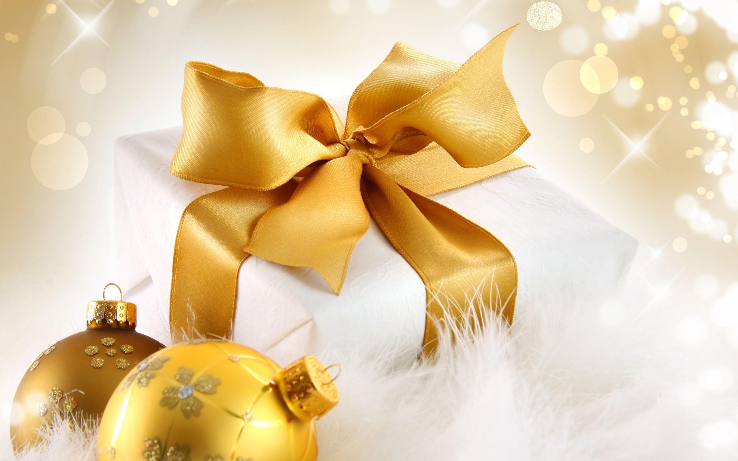 2560x1600 Christmas Gift Background