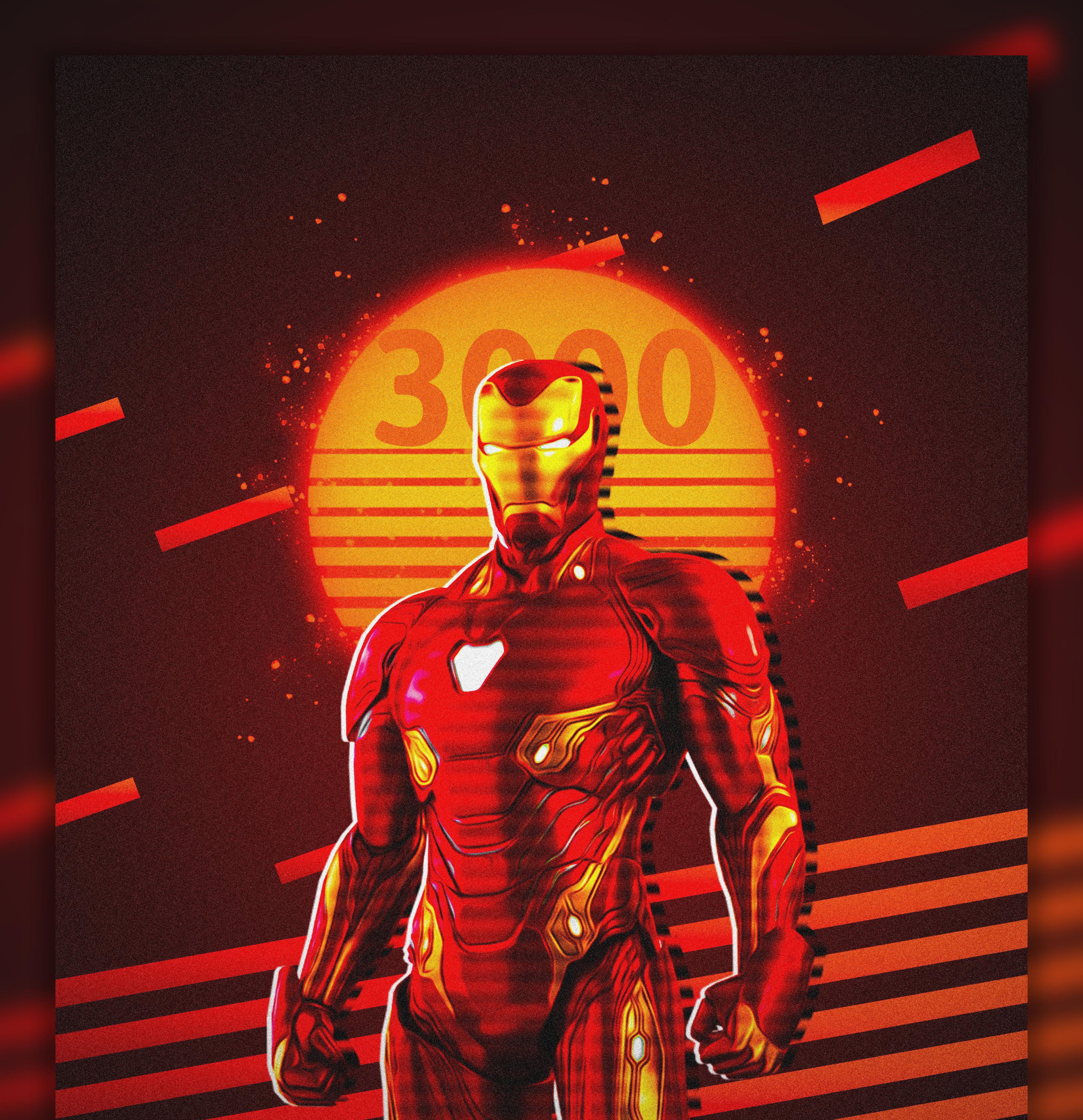 3908x4042 Iron Man 4K Wallpaper, Marvel Superheroes, I Love You Artwork, Fan art, Graphics CGI