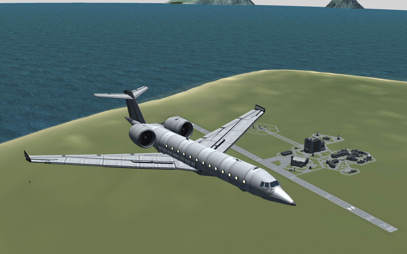 1680x1050 My take at a fully stock Cessna Citation X