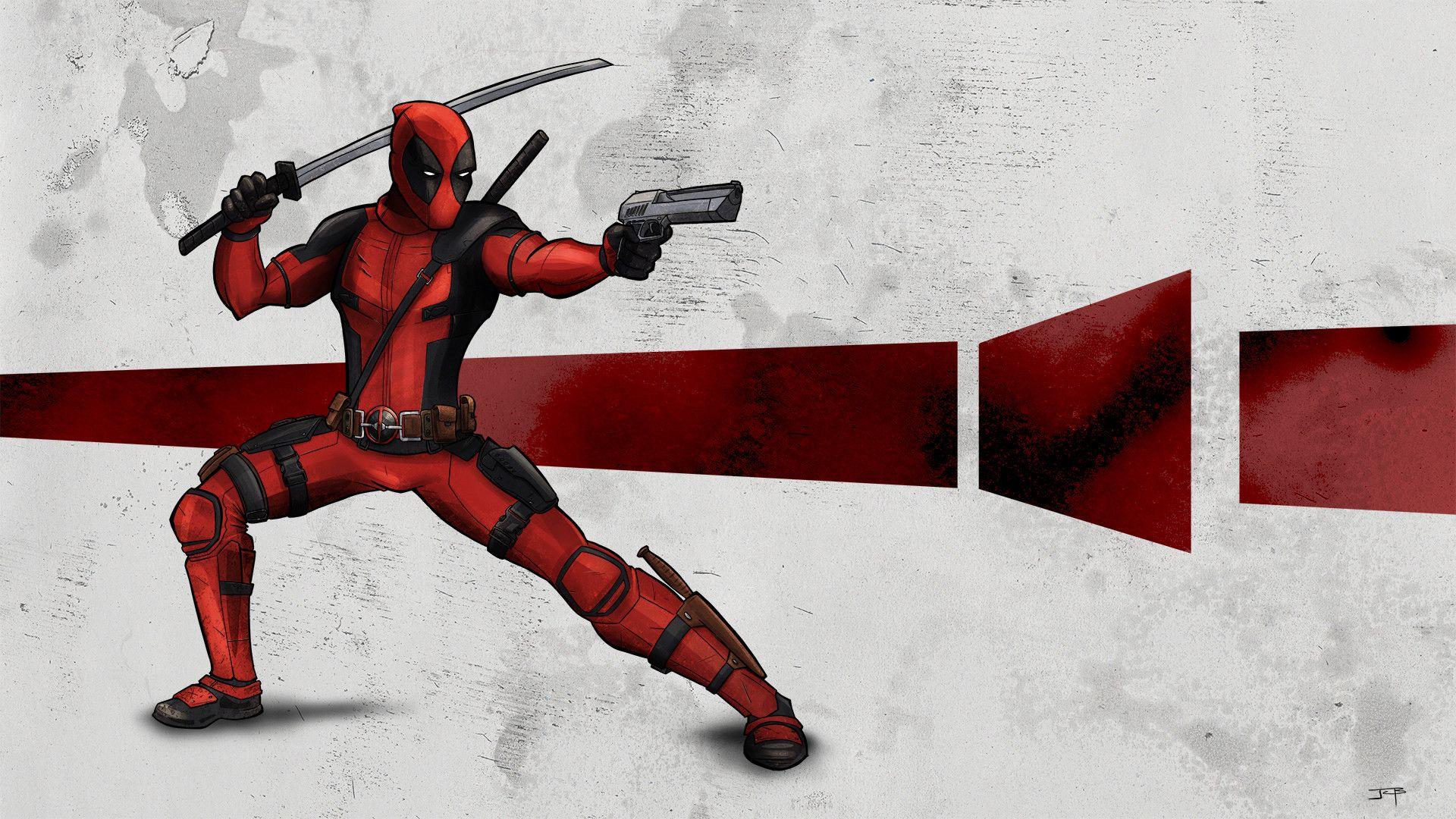 1920x1080 Deadpool Gon' Give It To Ya!, Jean Christophe Bernier