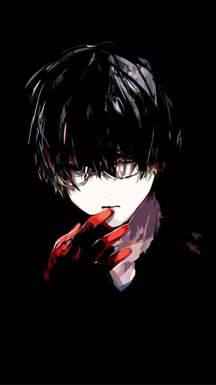 720x1280 Dark Sad Anime Boy Wallpaper
