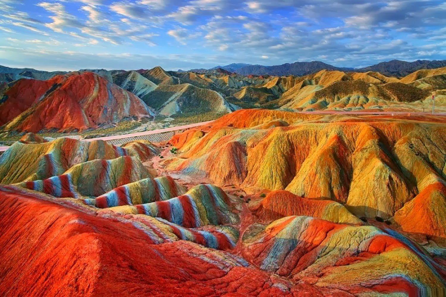 1500x999 Zhangye Danxia Landform HD Wallpaper Wallpaper Inn. หุบเขา, อุทยานแห่งชาติ, เม็กซิโก