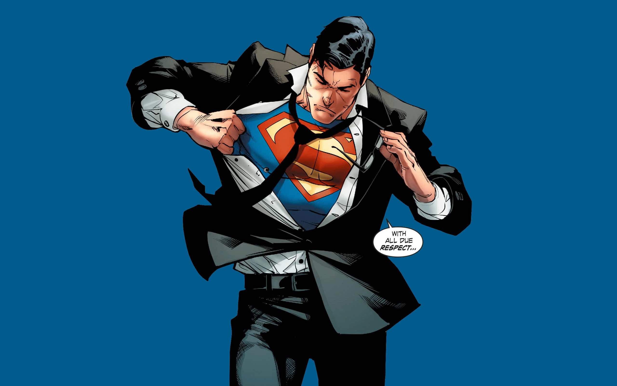 2560x1600 People 2560x1600 Superman Clark Kent DC Comics simple background. Superman wallpaper, Superman comic, Superman art