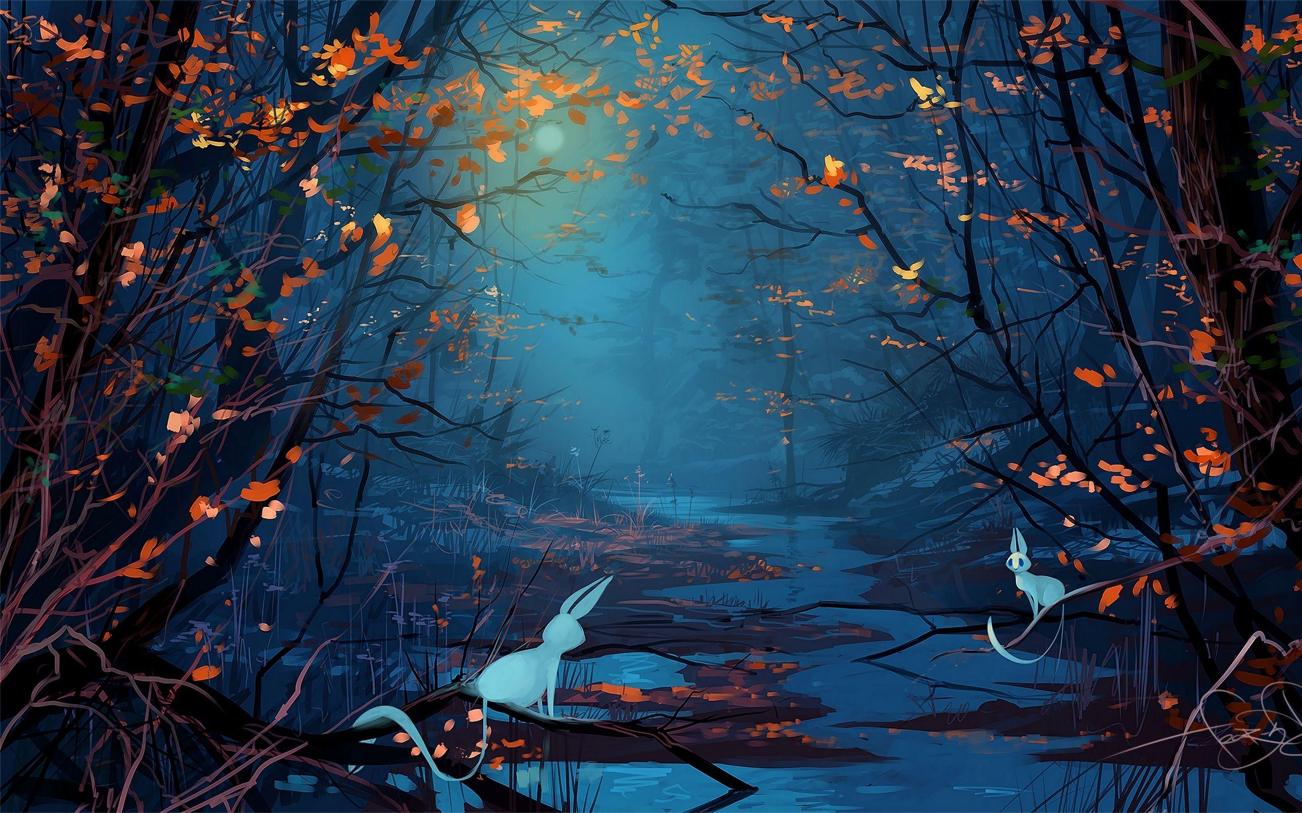 2560x1600 Forest Fantasy Artworks 2560x1600 Resolution HD 4k Wallpaper, Image, Background, Photo and Picture