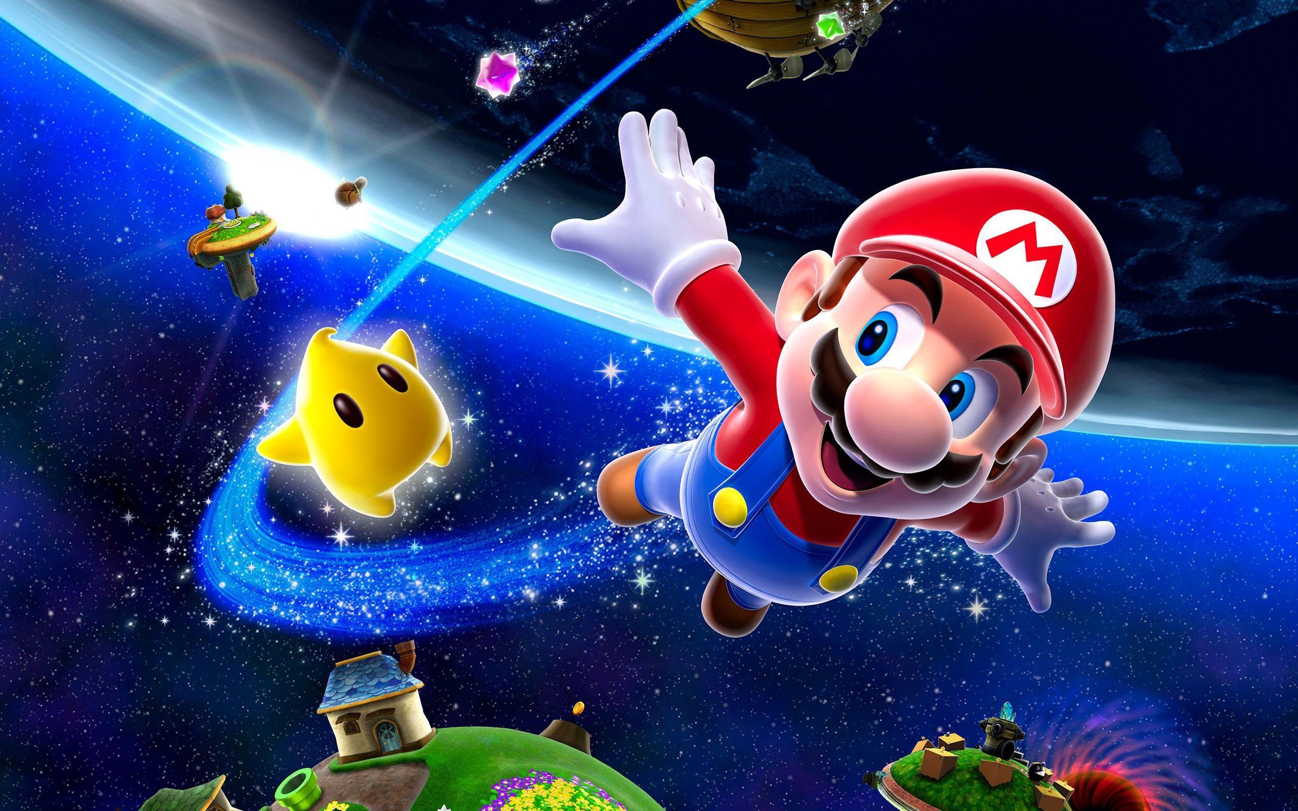 2560x1600 Download Super Mario Galaxy 4 Wallpaper Super Mario Games Wallpaper 2560x1600