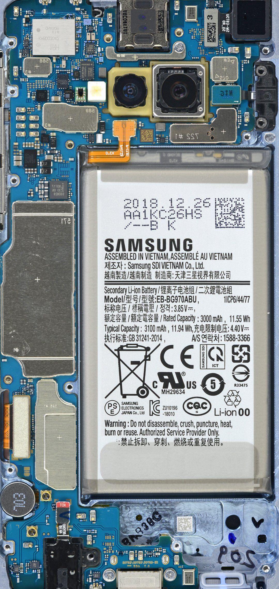 1080x2280 Samsung Galaxy S10 & S10e Teardown Wallpaper