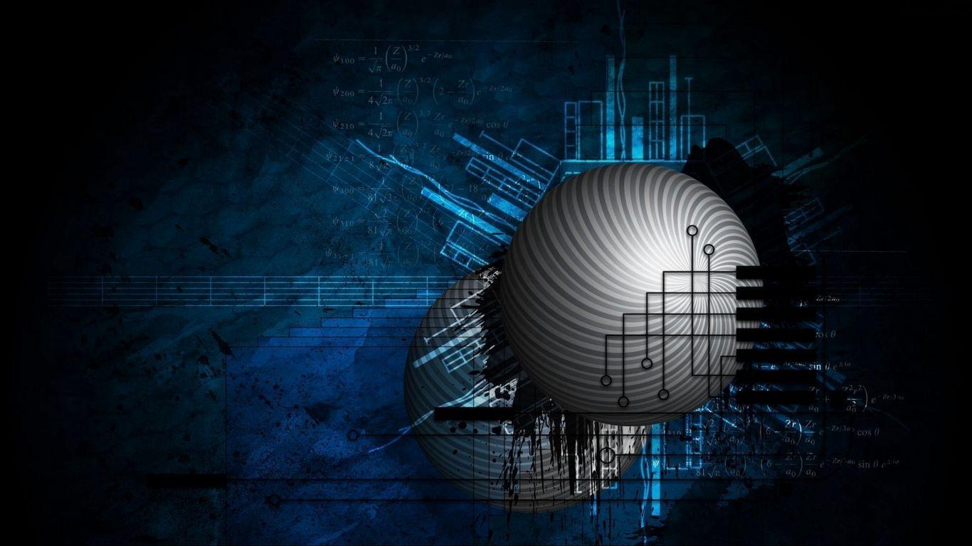1366x768 Download wallpaper 1366x768 circuit, design, device tablet, laptop HD background