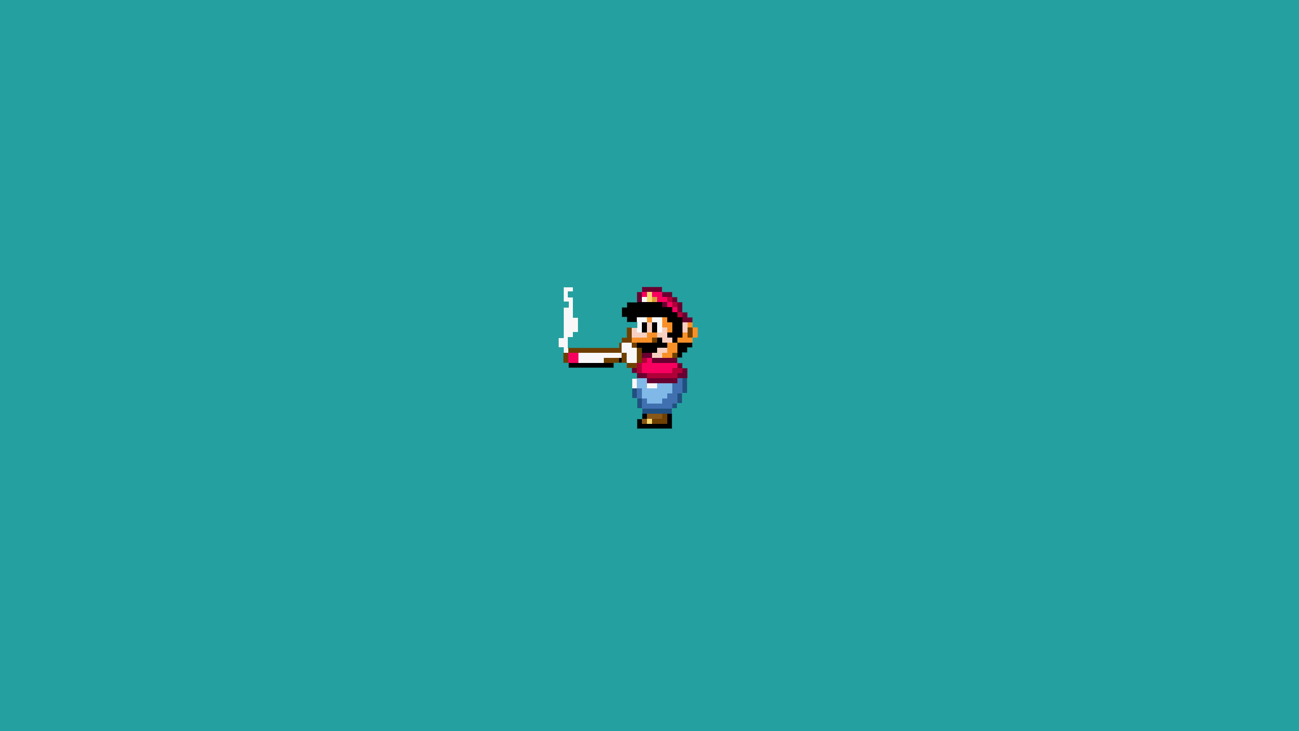 2560x1440 Scrapped Sprite from Super Mario World