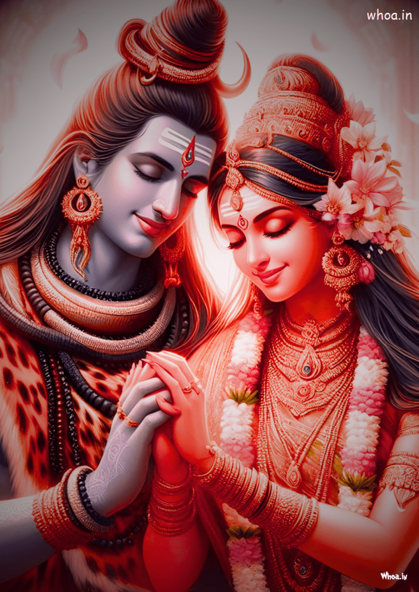 850x1202 Lord Shiv Parvati Photo Shiv Parvati Marriage Wallpaper