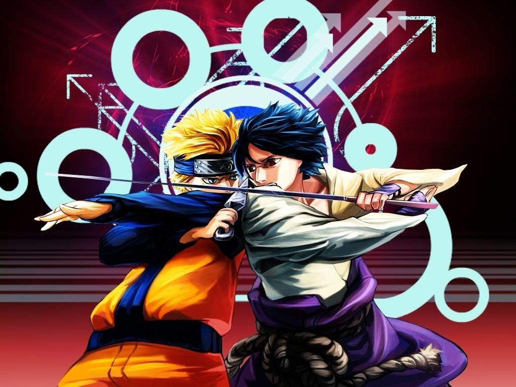 1024x768 Naruto X Sasuke