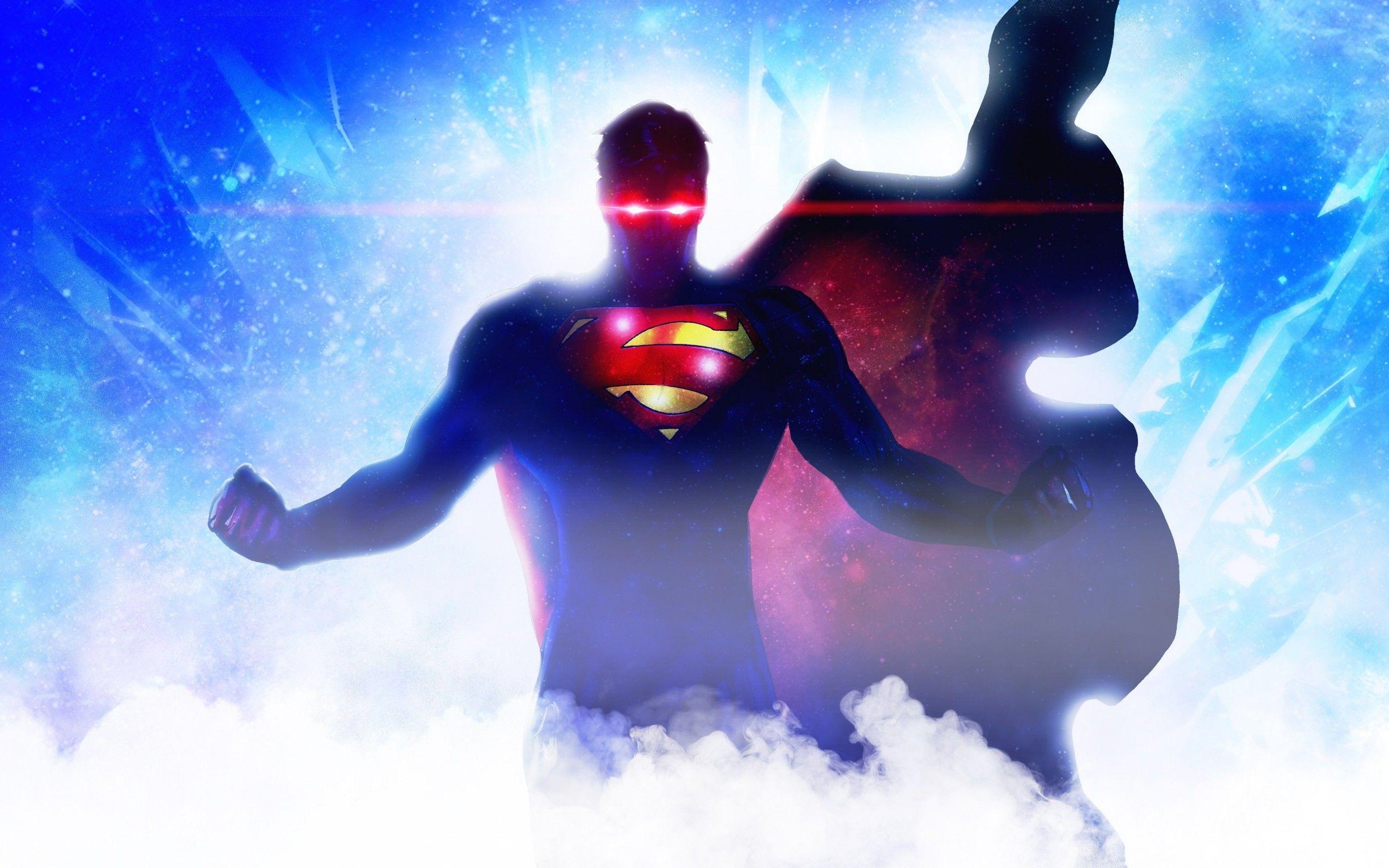 2560x1600 Download 2560x1600 Superman, Artwork, Red Eyes, Cape Wallpaper for MacBook Pro 13 inch
