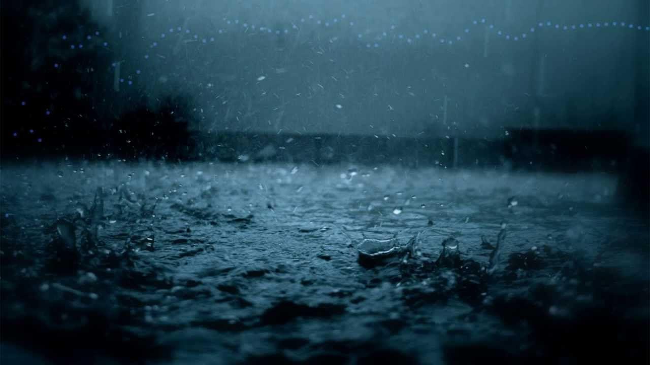 1280x720 HOUR STORM of Thunder, Rain, & Trickling Water AND SLEEP BETTER